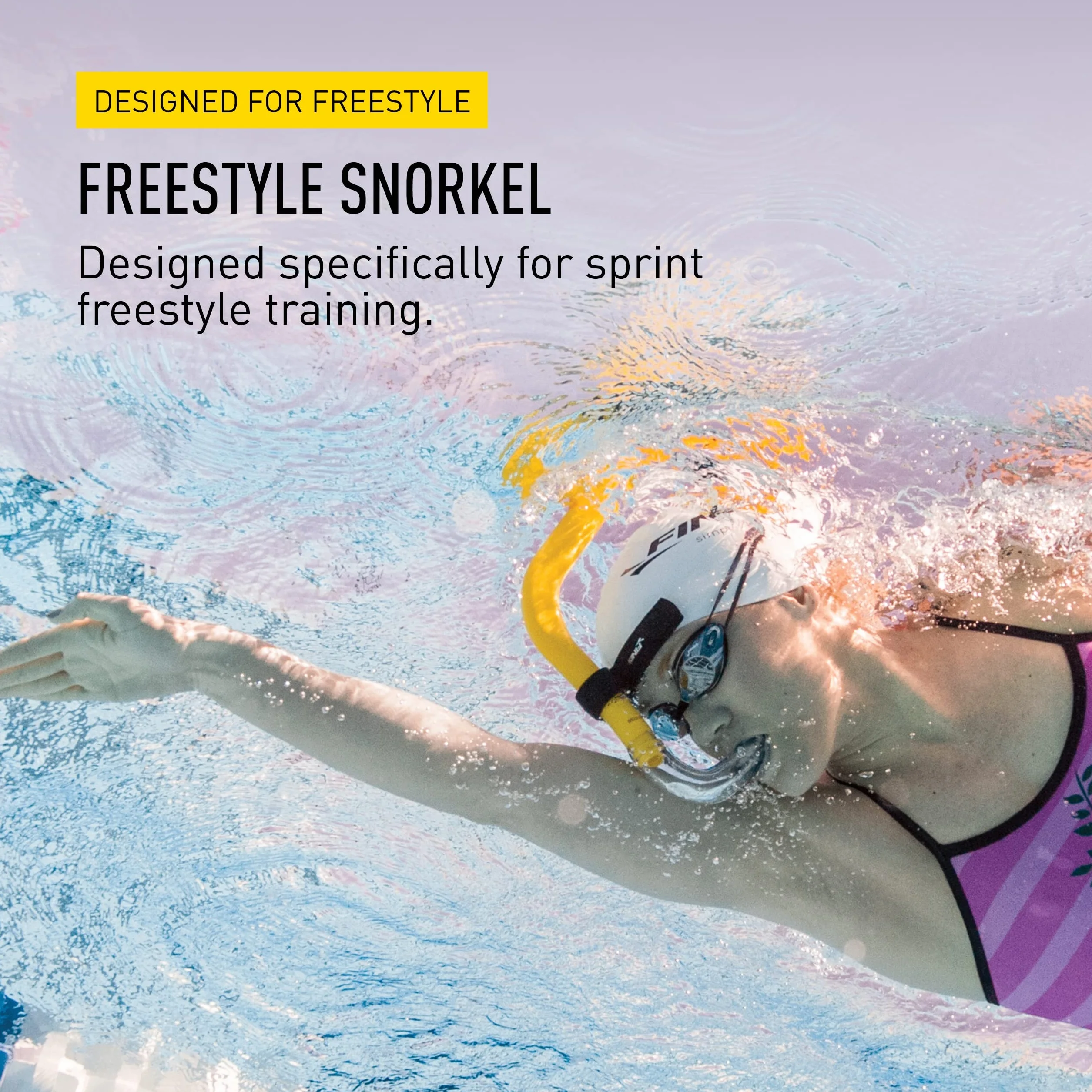Finis Freestyle Snorkel Boccaglio Giallo