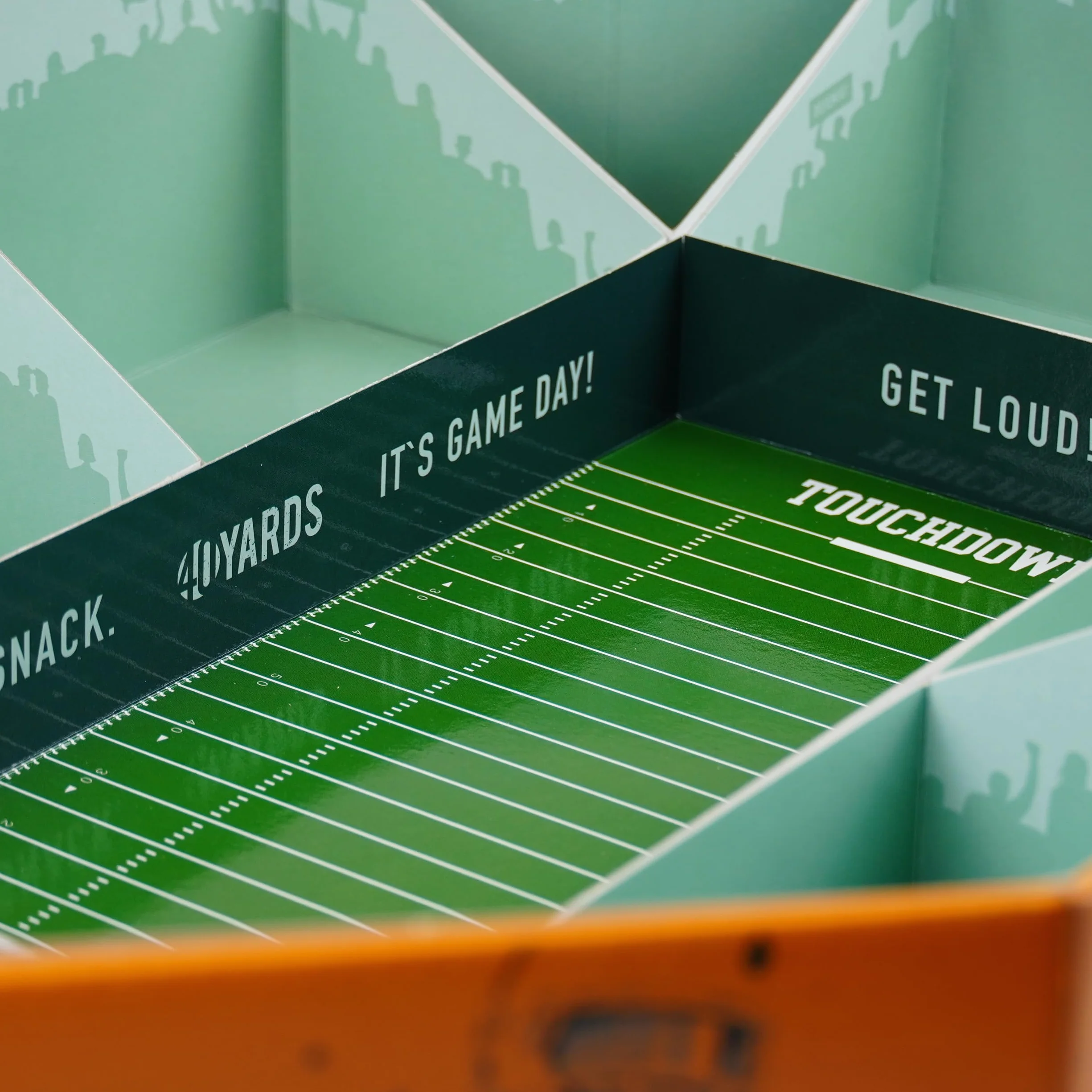 Snack Stadium da Football Americano Grande XXL 61 x 43 cm Decorazione Regalo Riutilizzabile