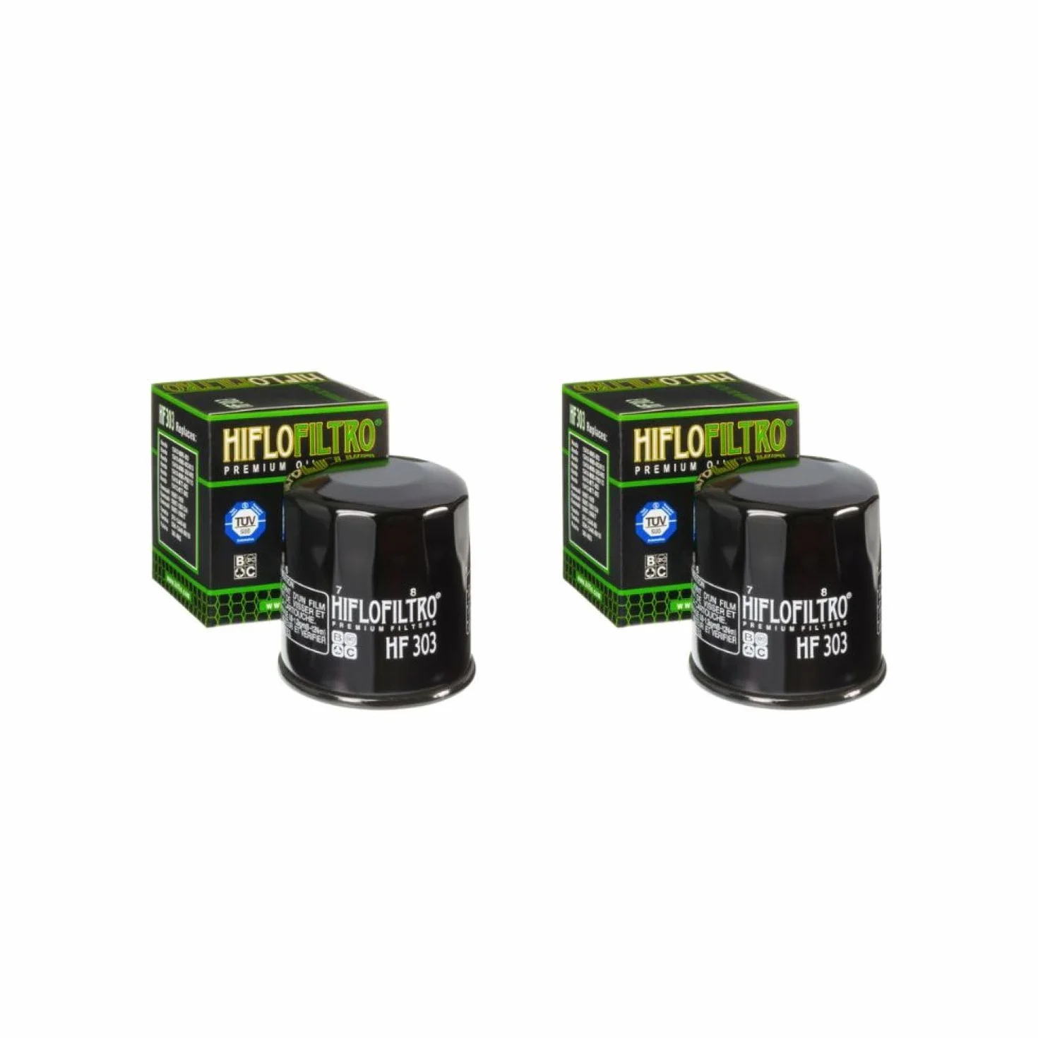 Set di 2 filtri olio compatibili con Benelli 800 Leoncino Trail Abs 2020 2021 2022