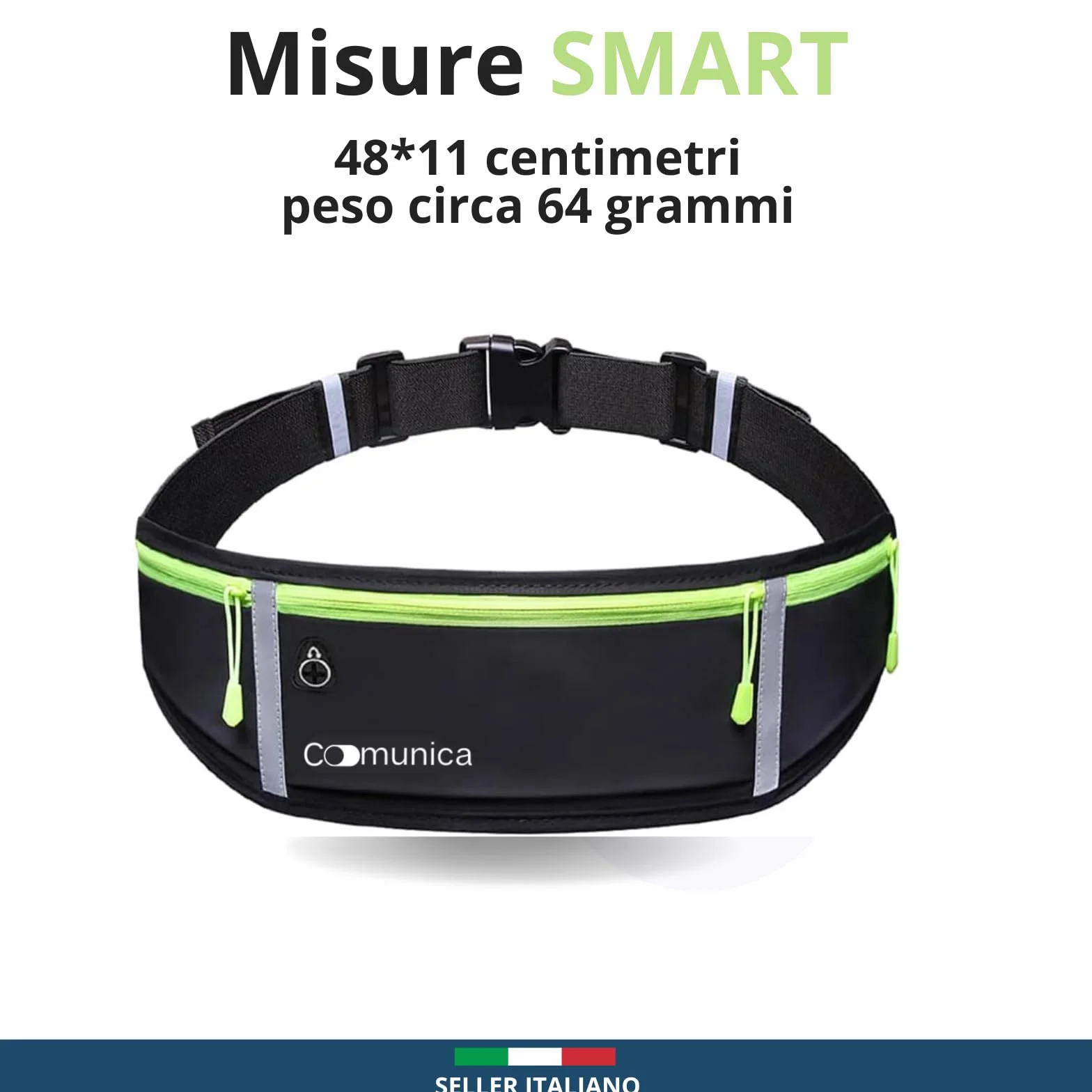 Marsupio Running Impermeabile Porta Telefono Corsa Antiscippo Fitness Viaggi
