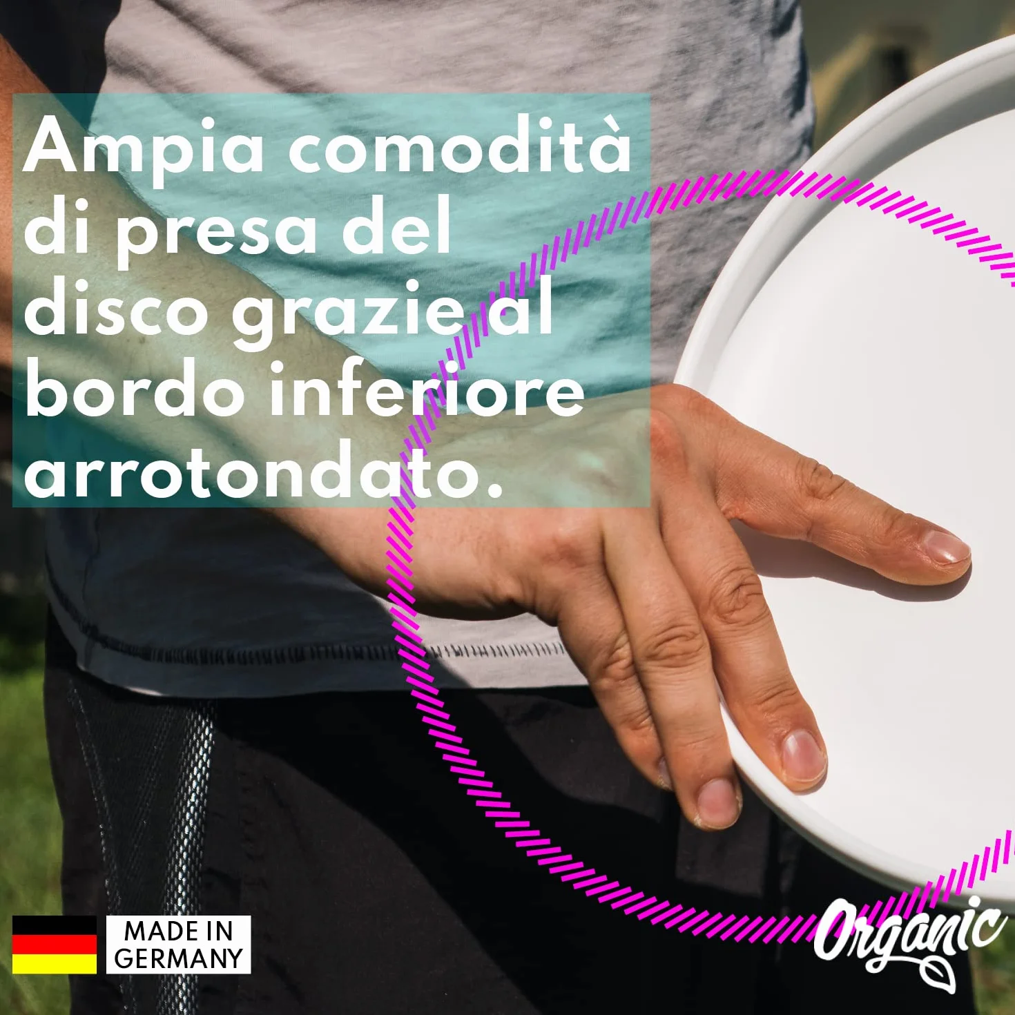 Euro Disco Ultimate Frisbee 175g Rainbow Duro
