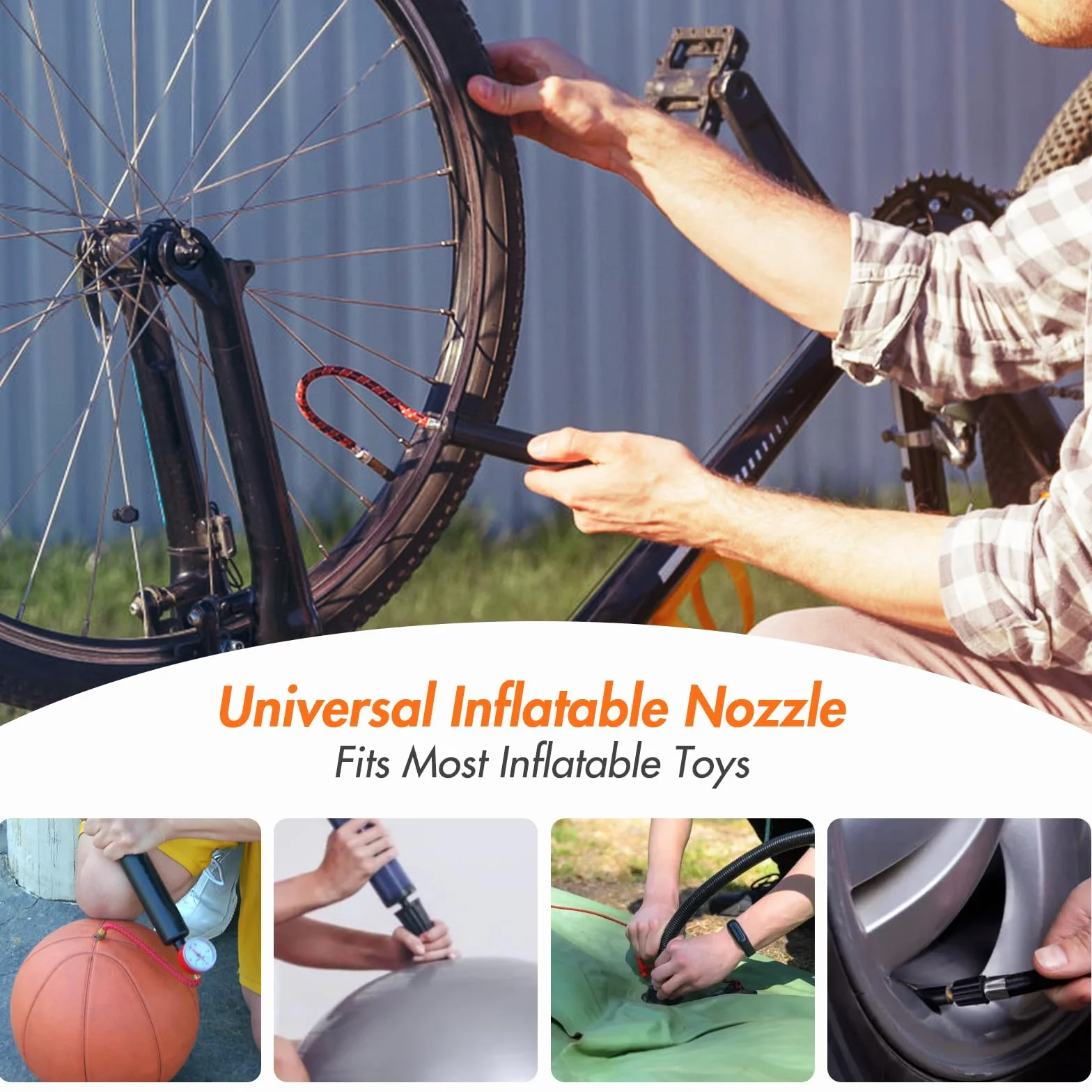 Adattatore Valvola Bici 21 Pezzi Set per Presta SV DV AV Pompa Bicicletta Compressore Aria Kit Gonfiaggio