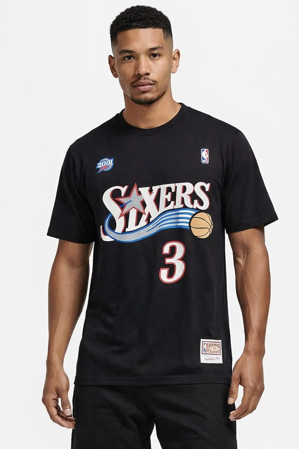 Mitchell & Ness NBA HWC Name & Number Tee