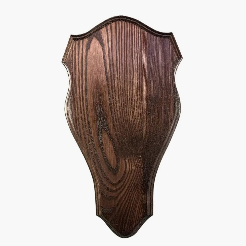 Hi Life Living Nature Scudo di Legno per Trofeo Cervo. Pannello. Corna. Caccia. 51x26cm 030101