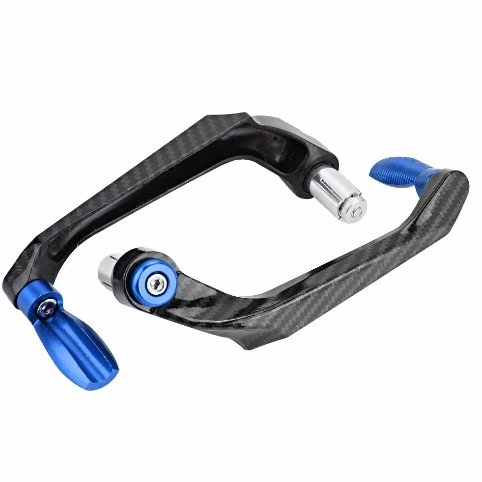 Fydun Protezione Manubrio Universale 7/8 Pollici, Frizione Freno per Moto, Auto Elettriche, Mountain Bike (22mm, Blu)