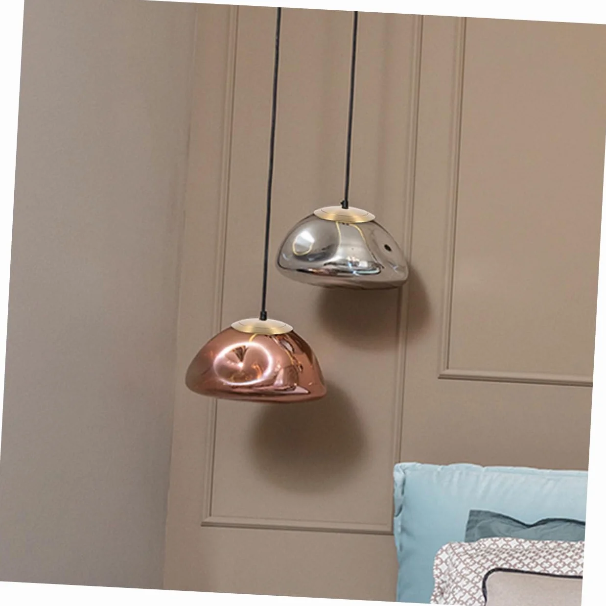 HOMSFOU Anello per Paralume in Ottone Oro Resistente, Ricambio per Lampade da Tavolo
