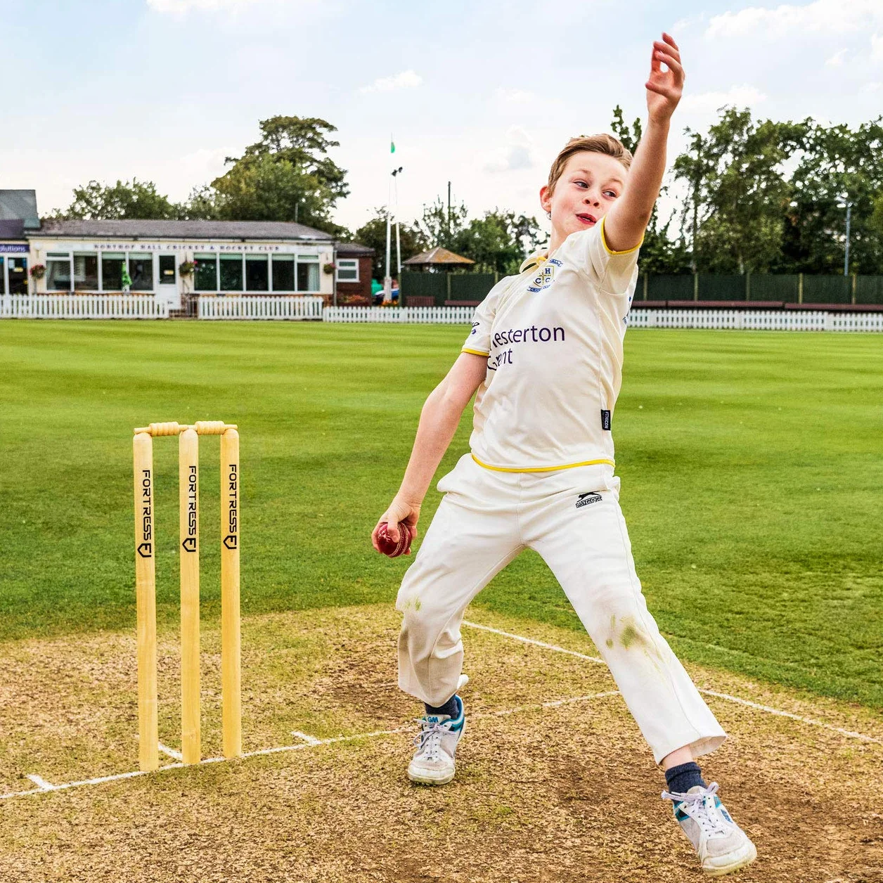FORTRESS Stump di Cricket in Legno 69cm Standard Country Club Set