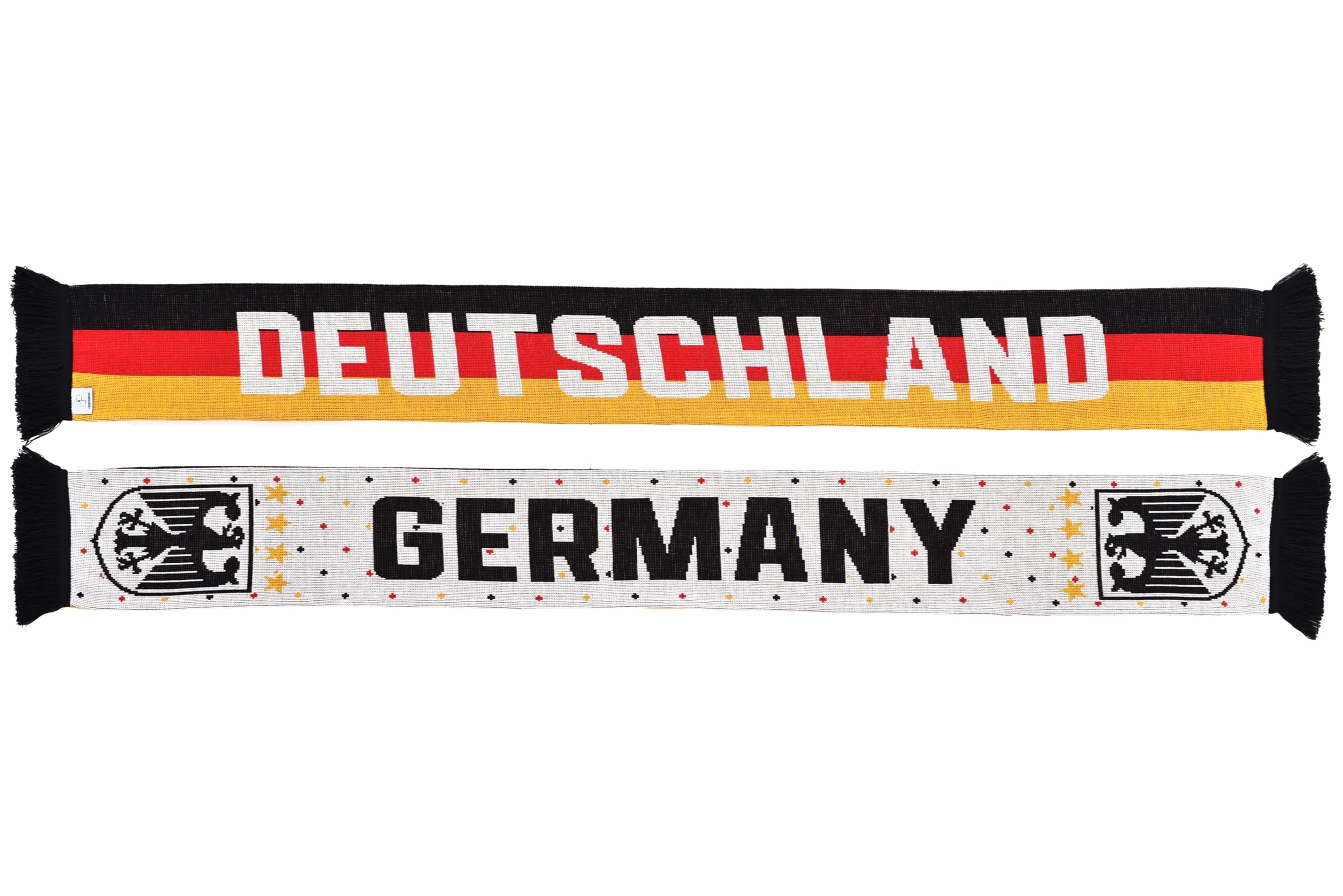 Euroscarves Sciarpa lavorata a maglia a righe Germania Deutschland