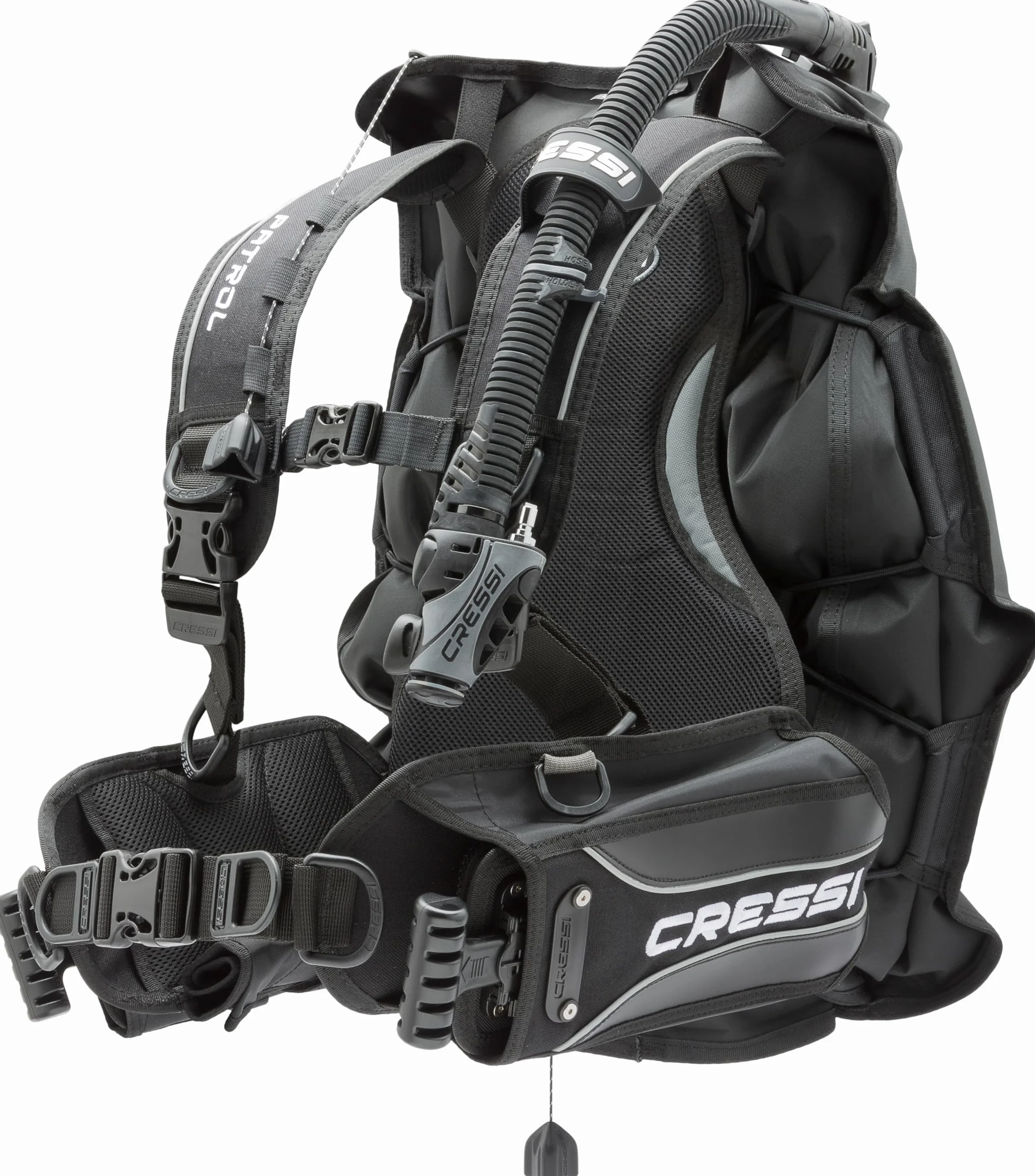 Cressi Patrol B.C.'D Giubbotto per Immersioni ad Assetto Variabile GAV Volume Posteriore Nero