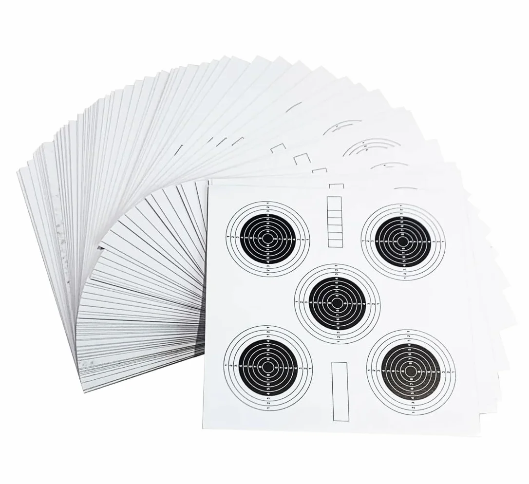 ADCHOP Besagli 14x14 cm 200 gr Confezione 100 pezzi tiro al bianco Airsoft Aria compressa