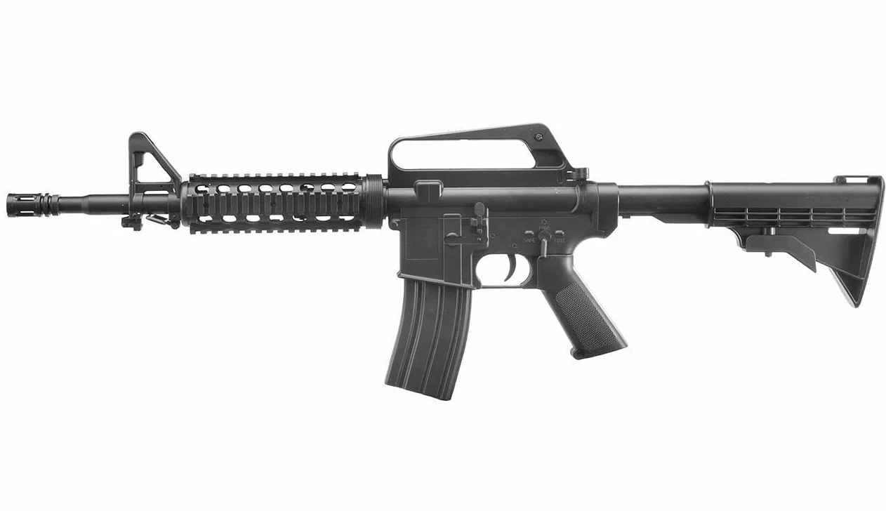 Well Fucile a Molla Airsoft M4 RIS 0,5 Joule MR700