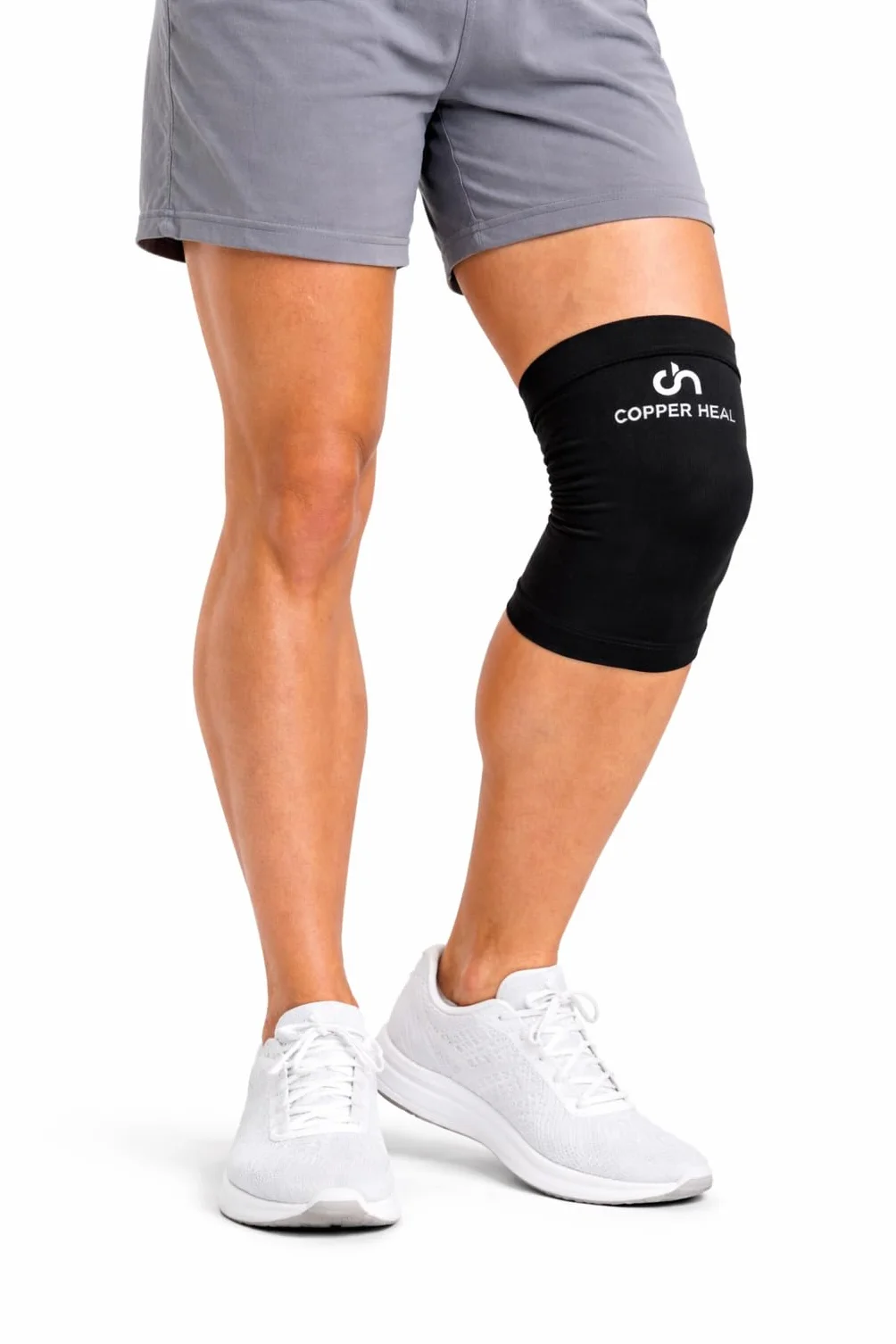 COPPER HEAL FASCIA COMPRIMENTE Ginocchiera Tutore Gomito Recupero Medico Infuso Rame Supporto Stiff Muscoli Articolazioni Tendinite Braccio Avvolgente XL