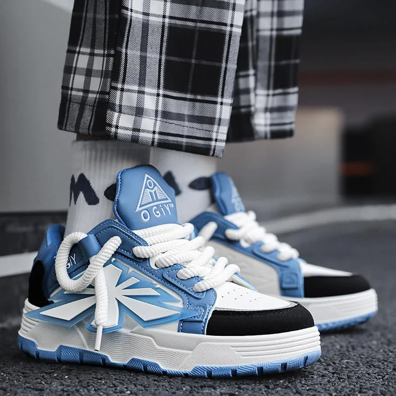 Uomini alla moda Harajuku europei e americani con fondo spesso aumentato da scarpe da ginnastica goffe