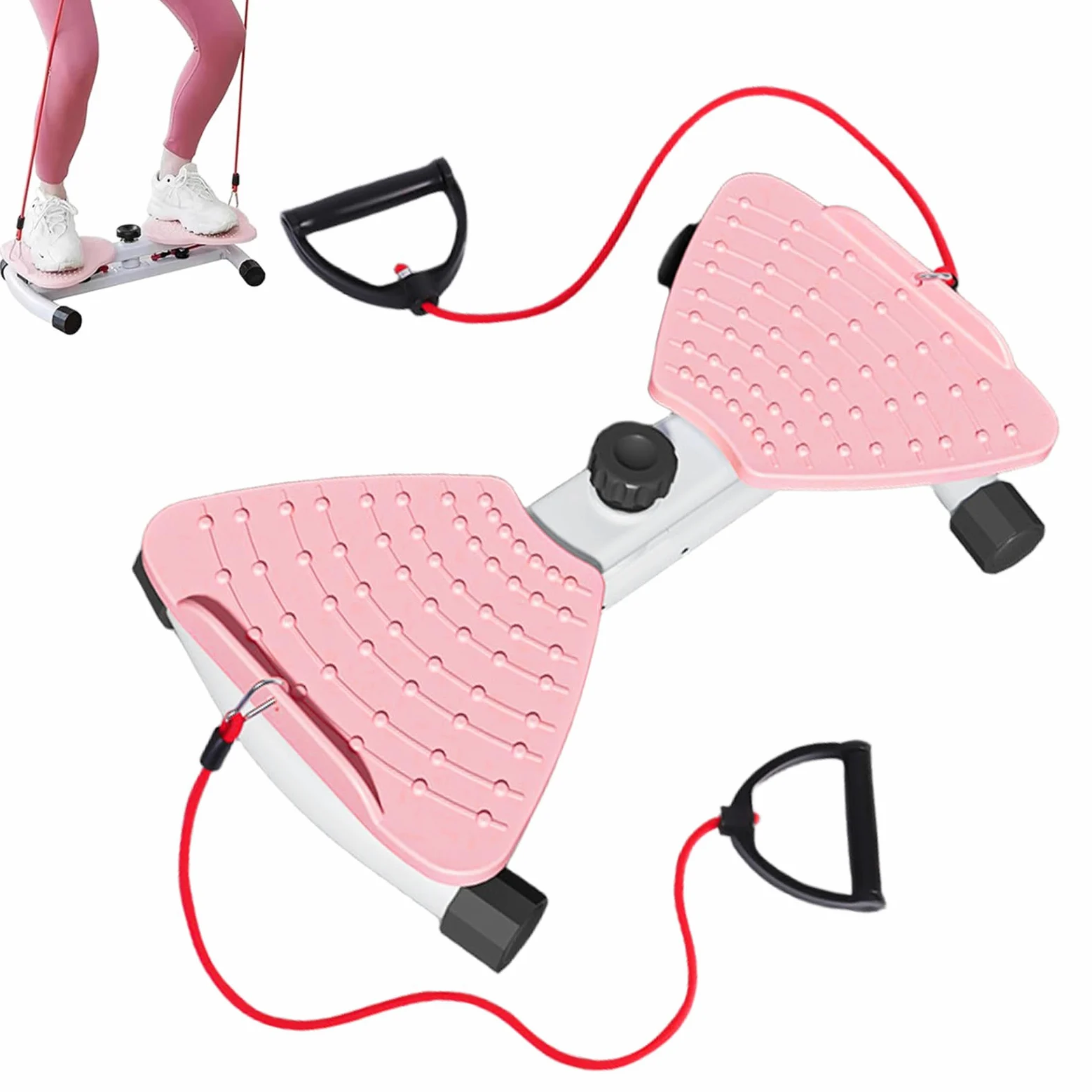 Waist Trainer, Tavola Per Torsione Vita Allenamento Muscoli Addominali Allenatore Tavola Per Pilates Fitness Per Torsione Vita Con Coulisse Per Donne Con Fasce Resistenza Massaggio Plantare