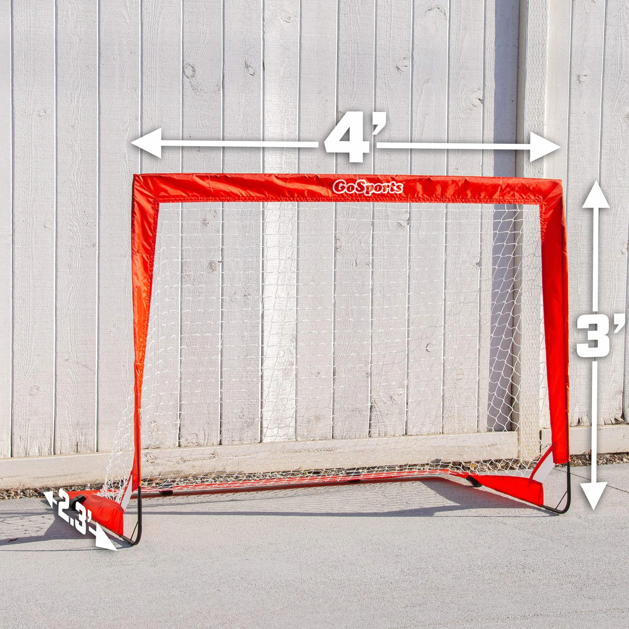 GoSports Street Hockey Goal Set with Sticks