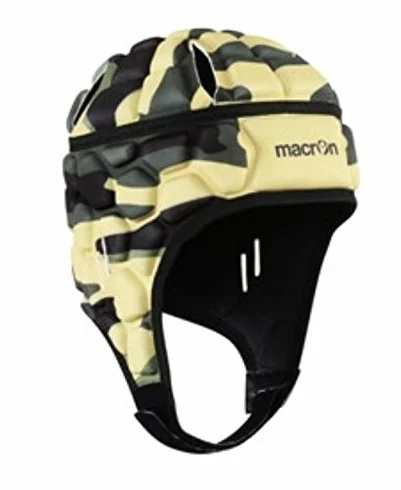 Macron Casco Caschetto Protettivo XE Camouflage Portiere Calcio Rugby Helmet
