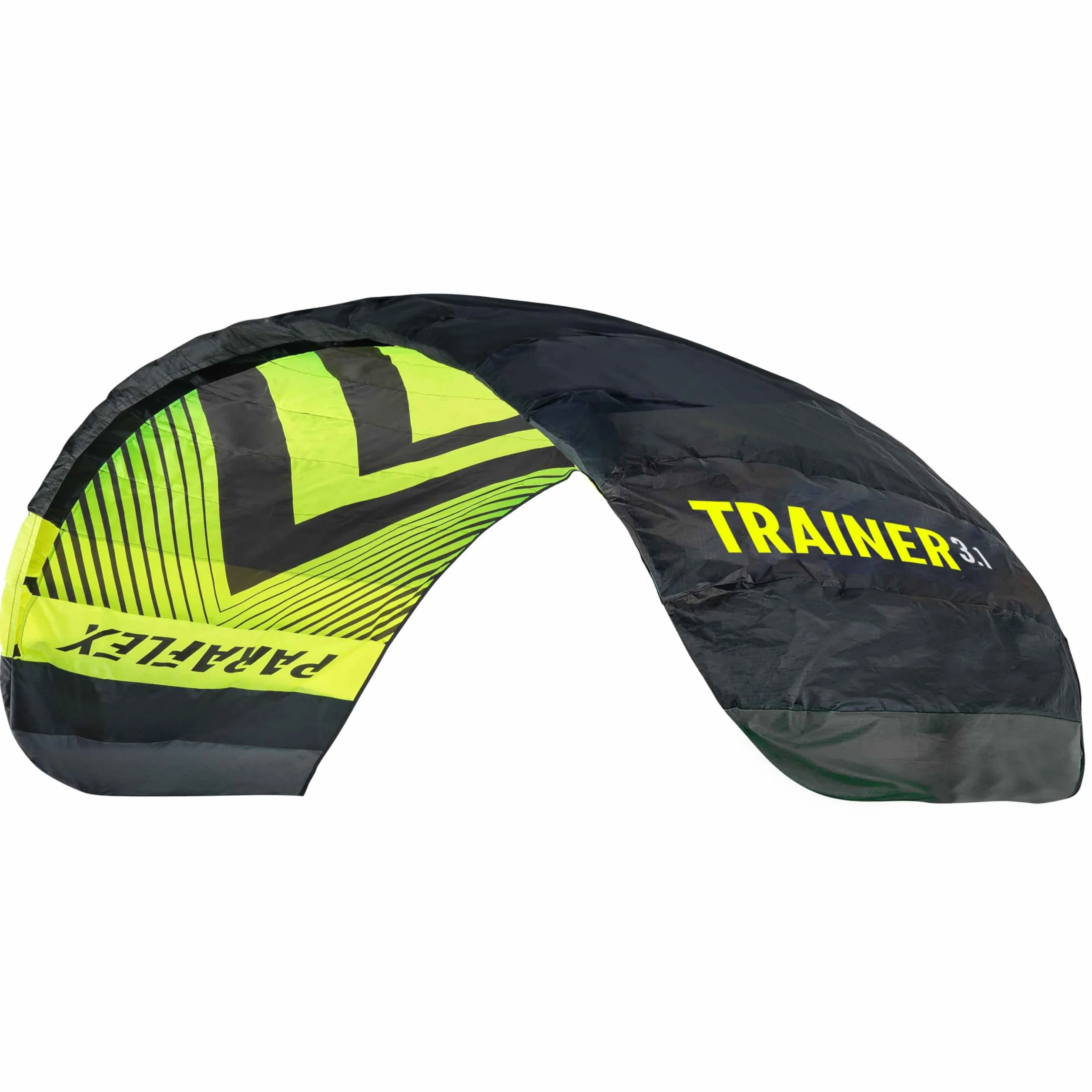 Wolkenstürmer Paraflex Trainer 3.1 azione kite neon green tappetino di governo 3 linee trainer mountainboarding