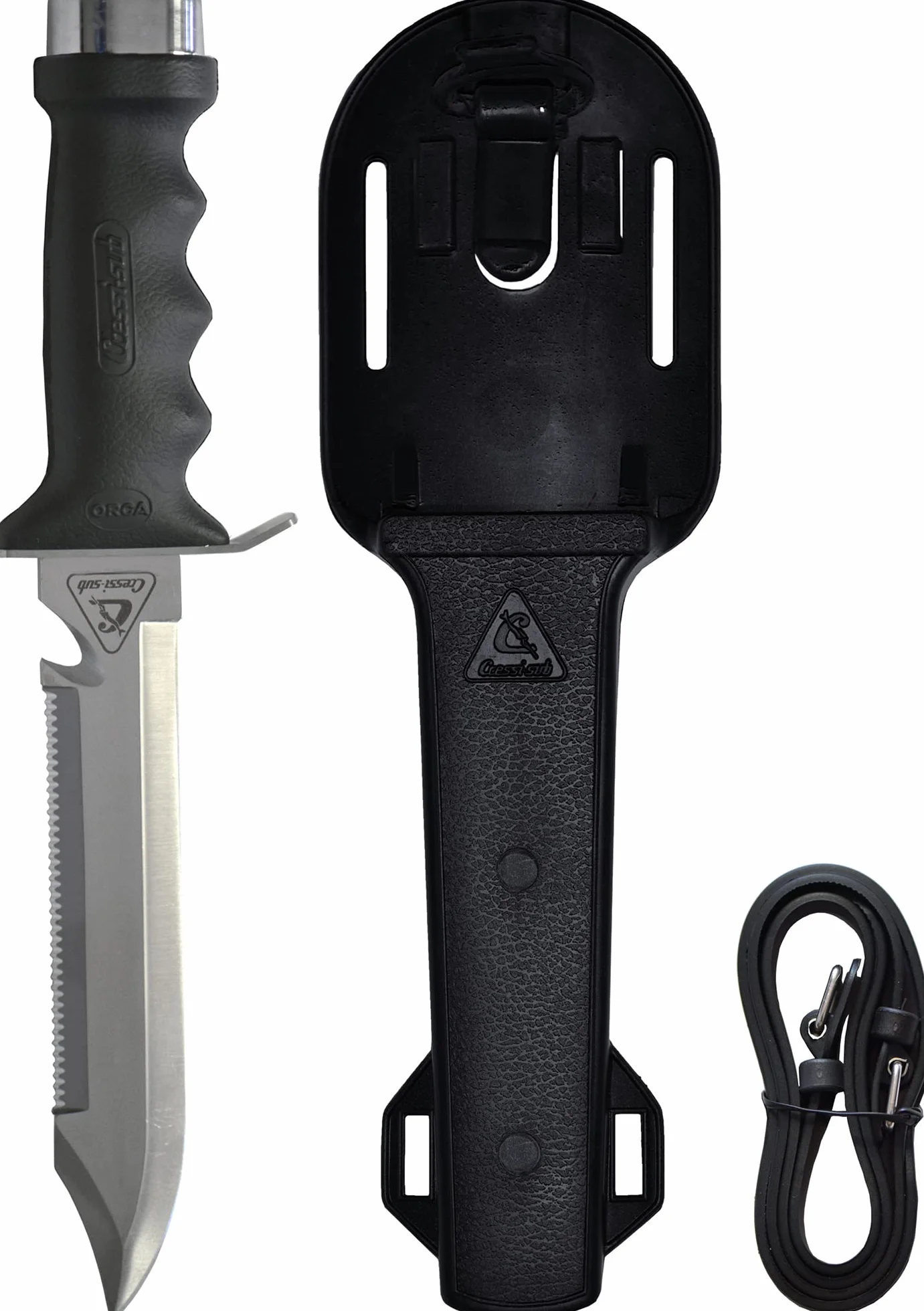 Cressi Orca Coltello Subacqueo Nero Adulto Unisex