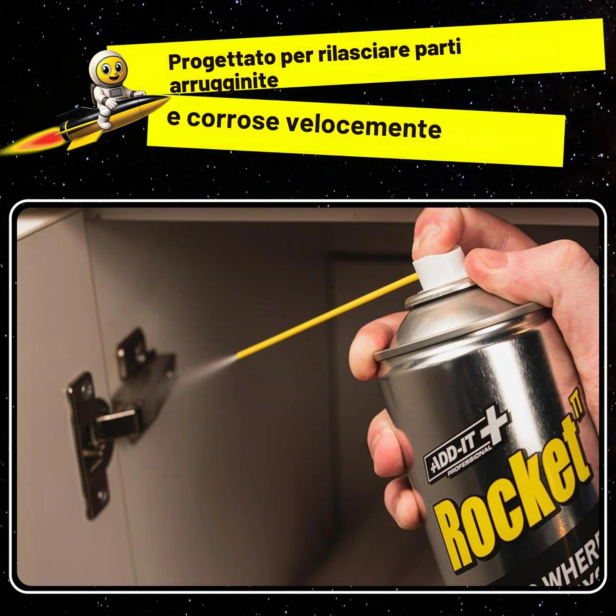 Rocket TT Tappo e cannuccia super lubrificante multiuso 100ml