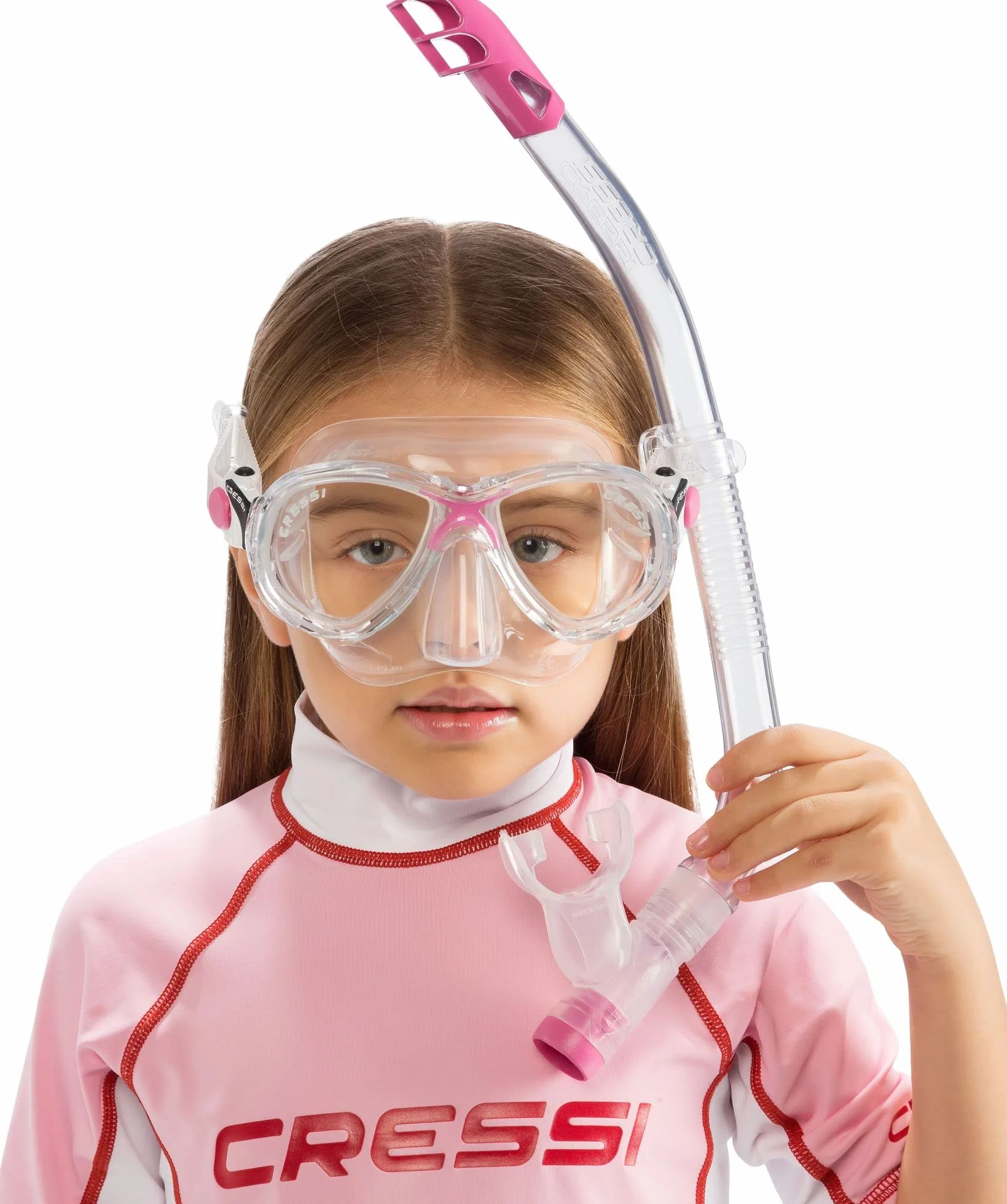 Cressi Combo Set Marea Vip Jr, Set composto da Maschera Marea Jr e Snorkel Top Unisex Bambino