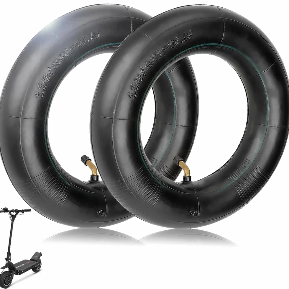 TREFAN 110/90-6.5 Camera d'Aria Addensata per Dualtron Ultra Monopattino Elettrico Tubo di Ricambio per Pneumatici da 11 Pollici (2 PZ)