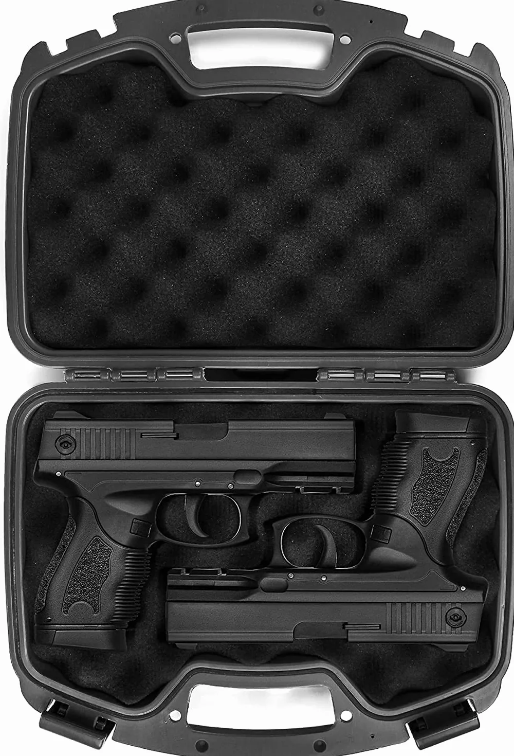 VicBre Custodia rigida per pistola con schiuma impermeabile e chiudibile a chiave
