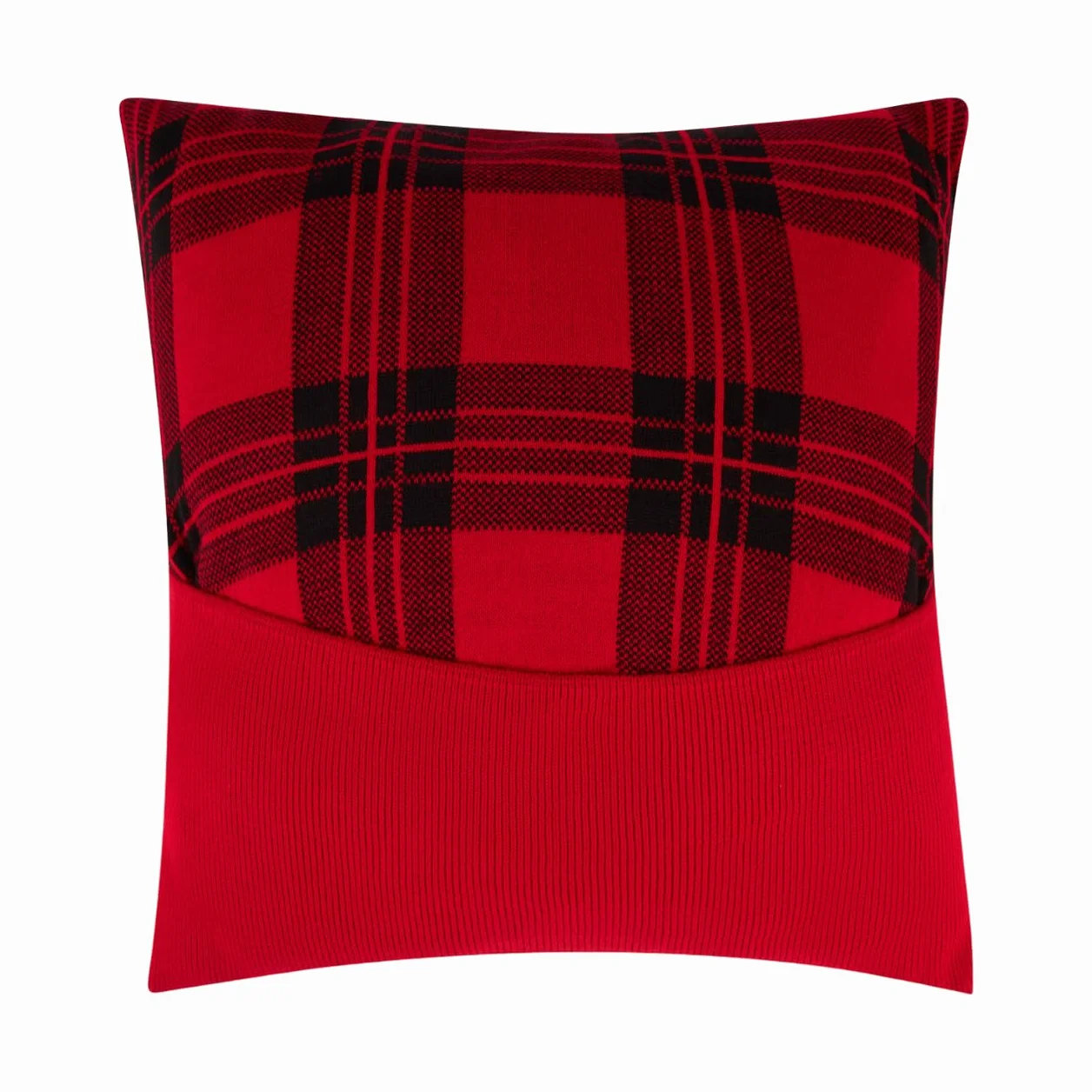 Cuscino A Quadri A.C. Milan Cotone 40x40 cm Prodotto Ufficiale