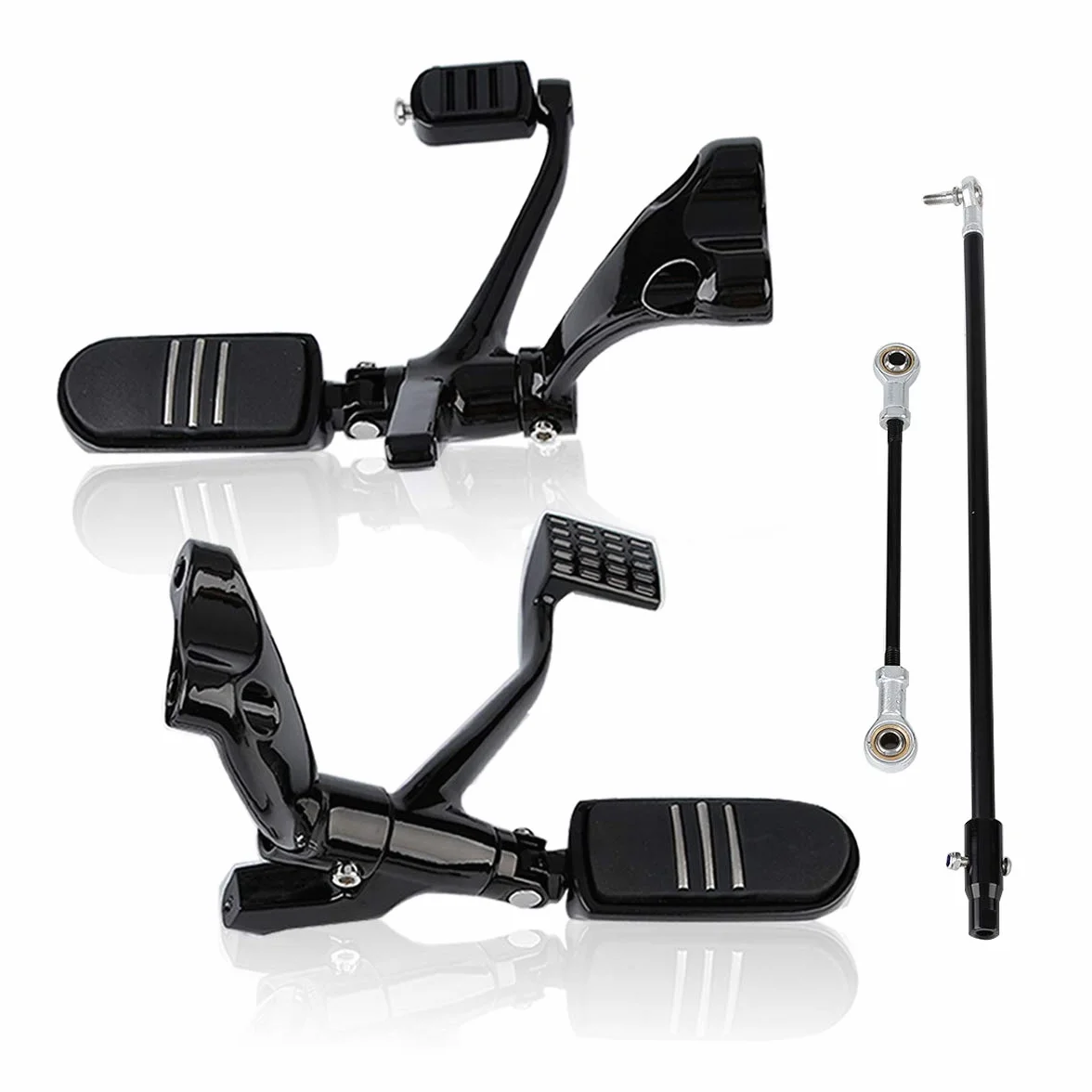 TCMT Comandi di marcia anteriori con leva a cricchetto per Harley Sportster XL 1200 883 2014-2020, stile B