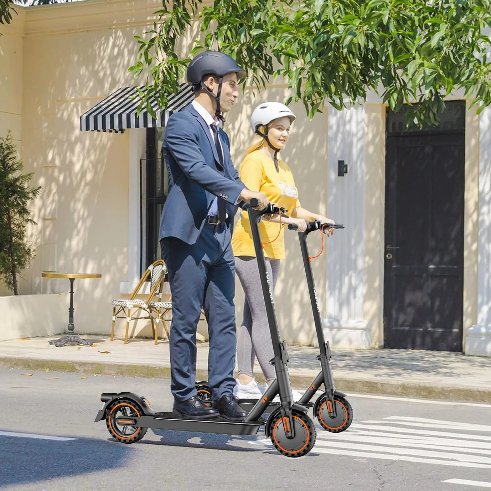 Monopattino Elettrico Adulto Ultraleggero 35KM Autonomia 25 Km/h 350W 8.5" Pneumatici Solidi Pieghevole