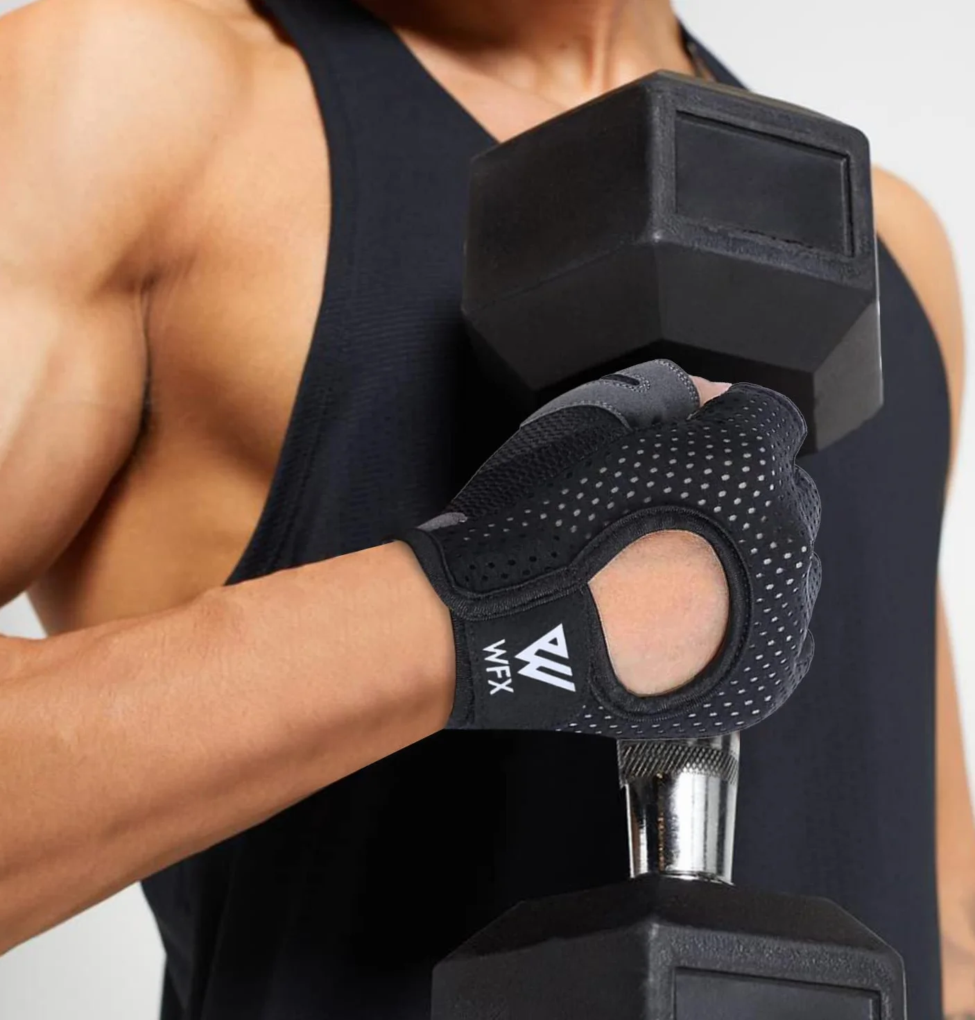 WESTWOOD FOX Guanti da fitness traspiranti antiscivolo per sollevamento pesi