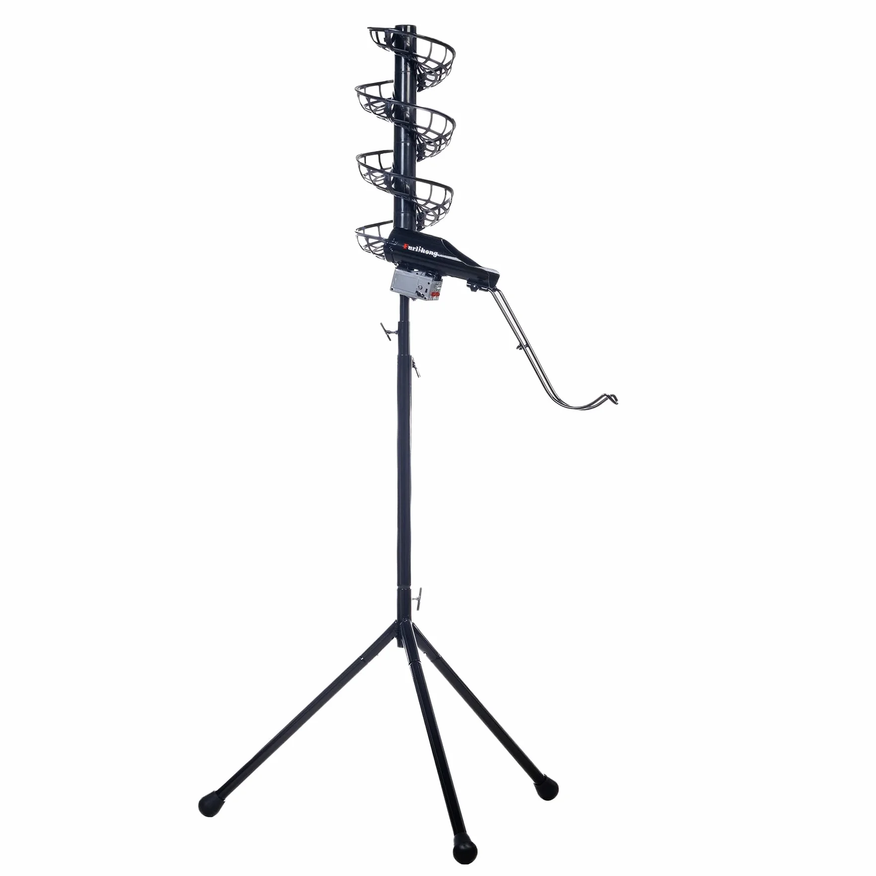 Furlihong 777BH-B Alimentatore automatico 2 in 1 per macchine da cricket e baseball e Soft Toss Trainer regolabile in altezza