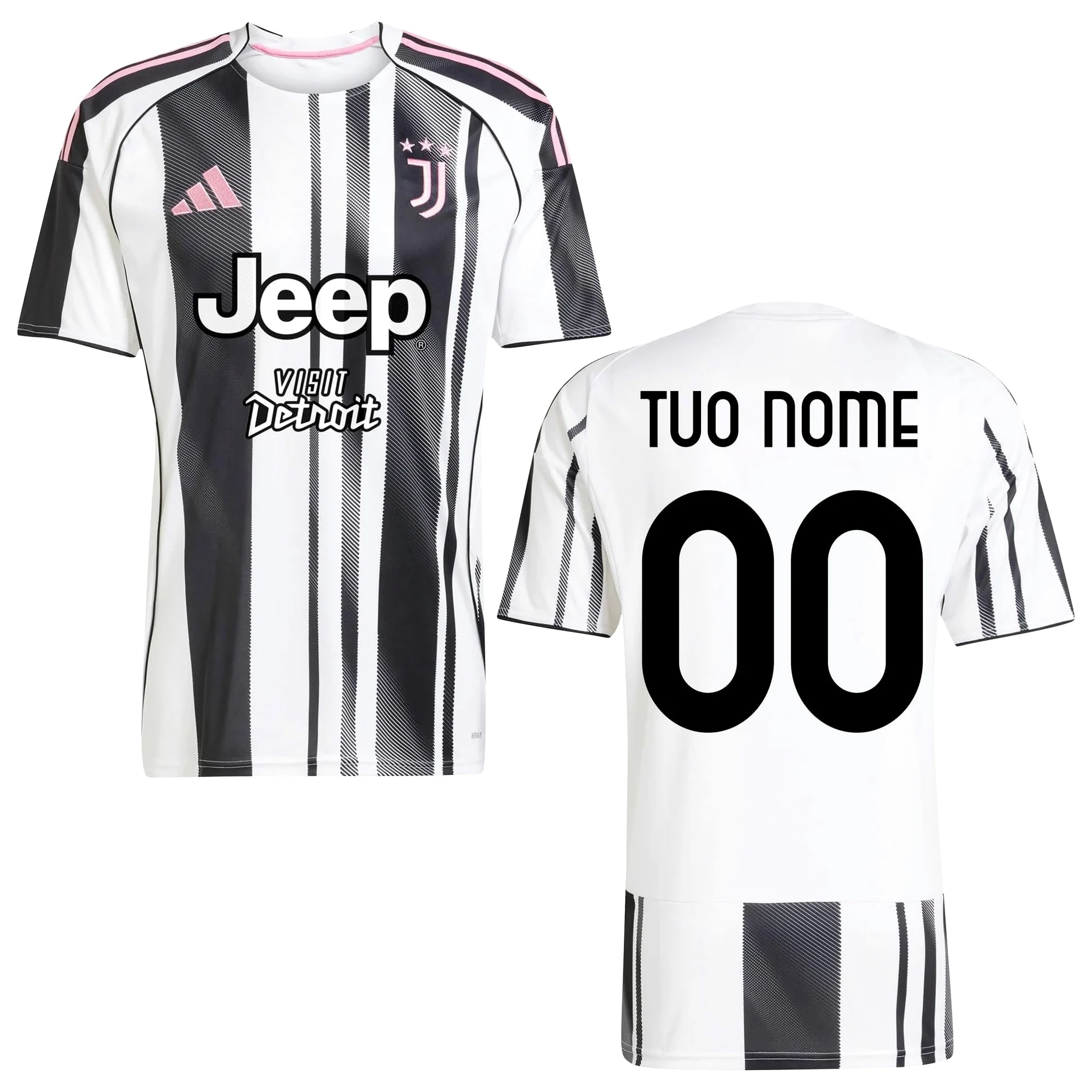 adidas Maglia Juve Home Ufficiale Adulto Bambino Personalizzabile