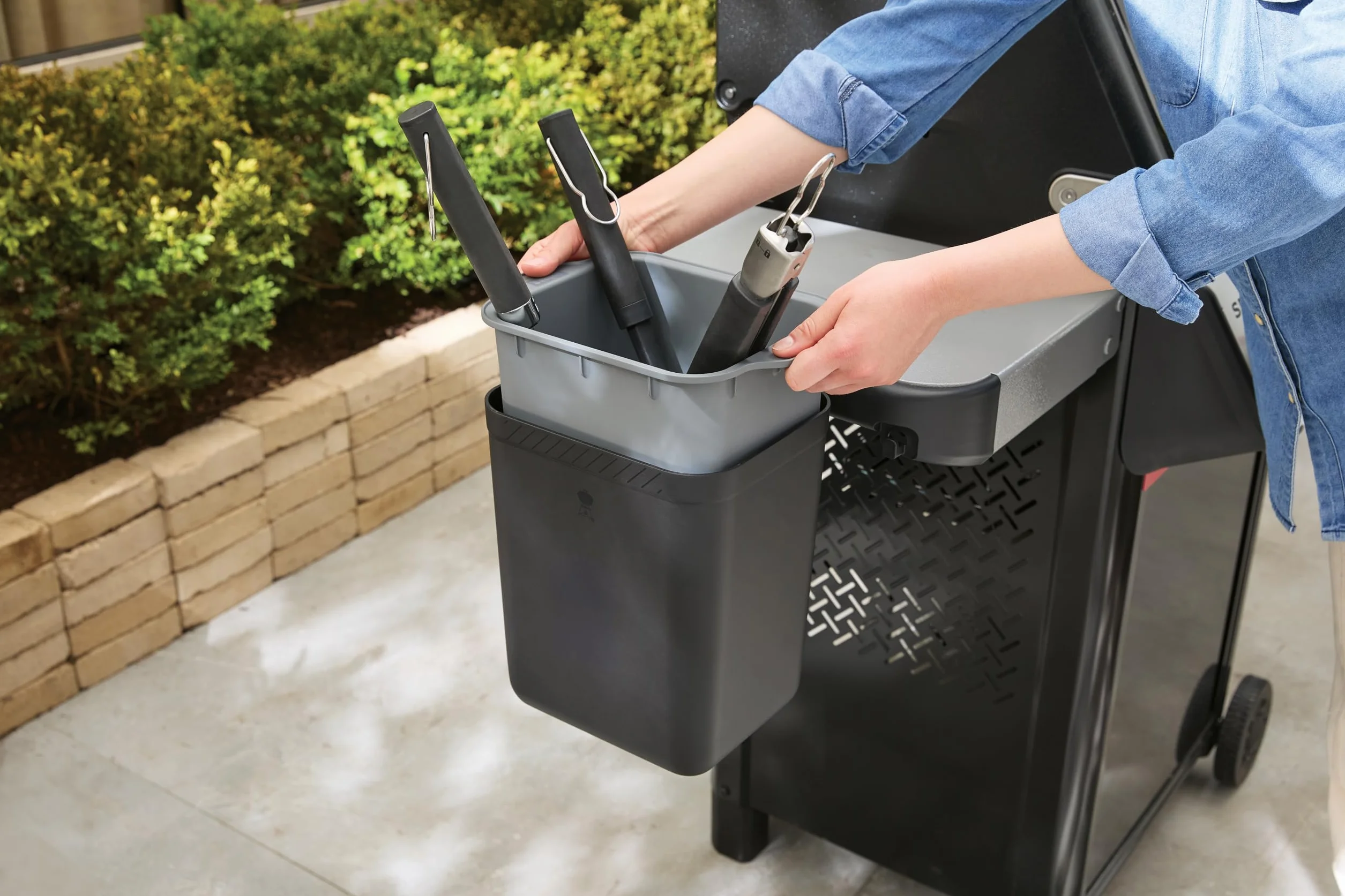 Weber Works portautensili Snap On Nero