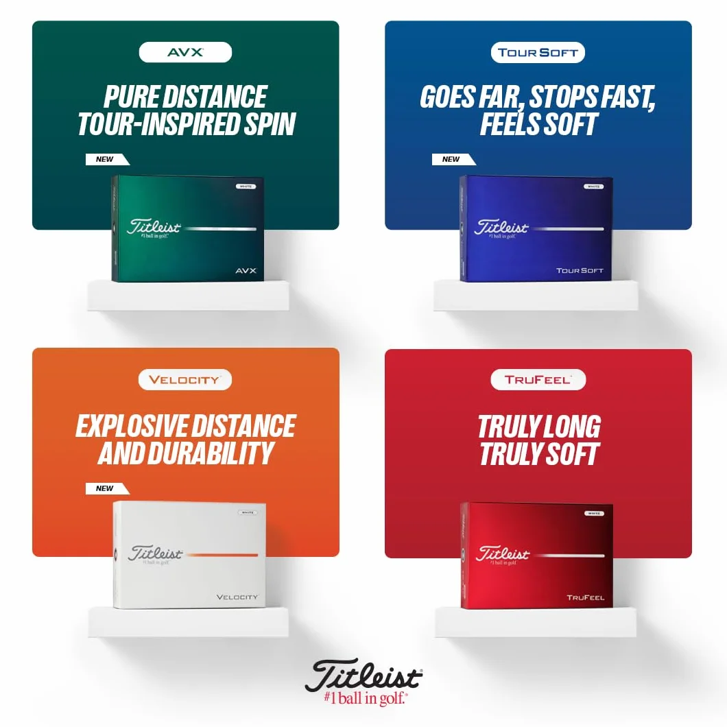 Titleist AVX Palline da golf, 1 dozzina