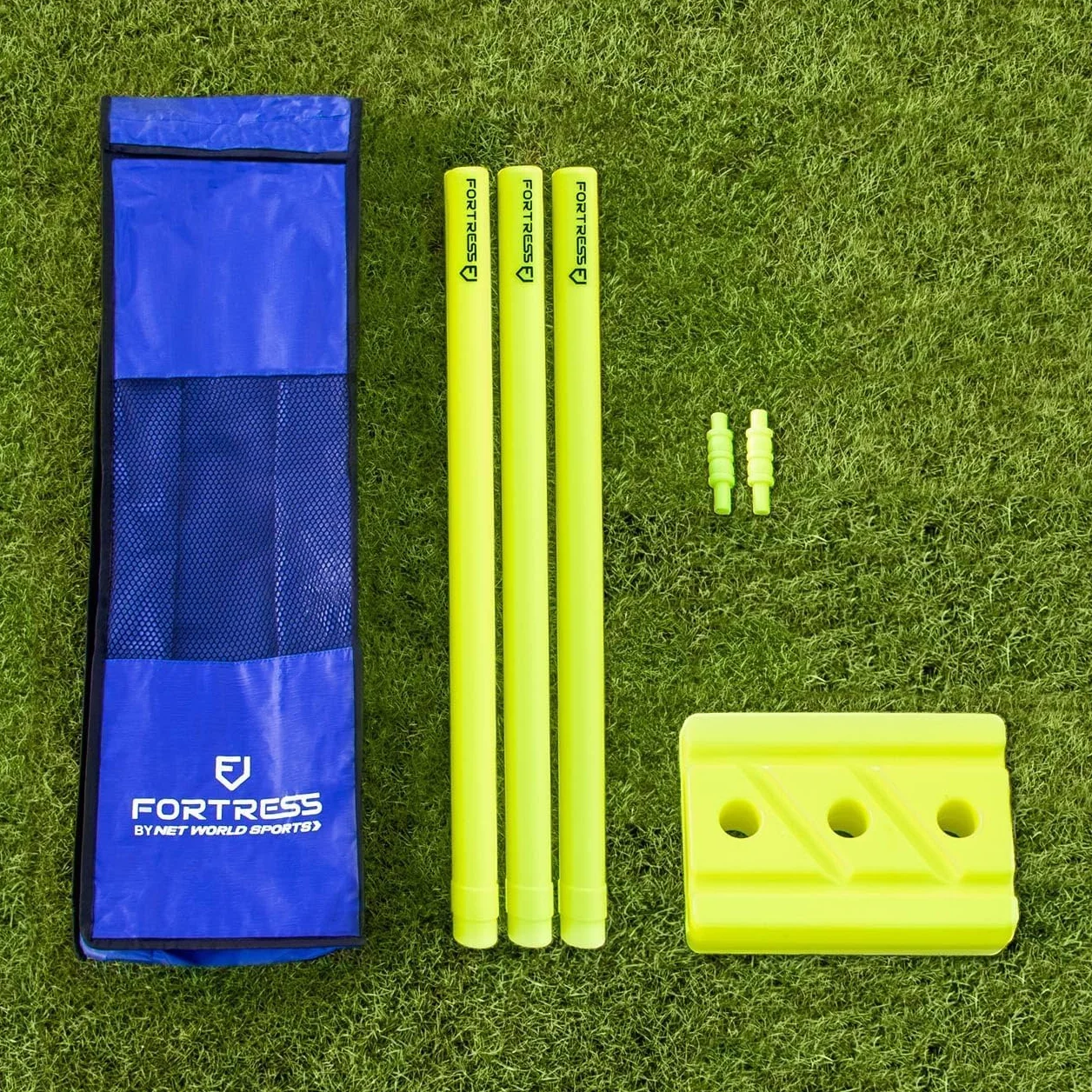 FORTRESS Set Cricket in Plastica 3 Taglie Altamente Resistente per Famiglia