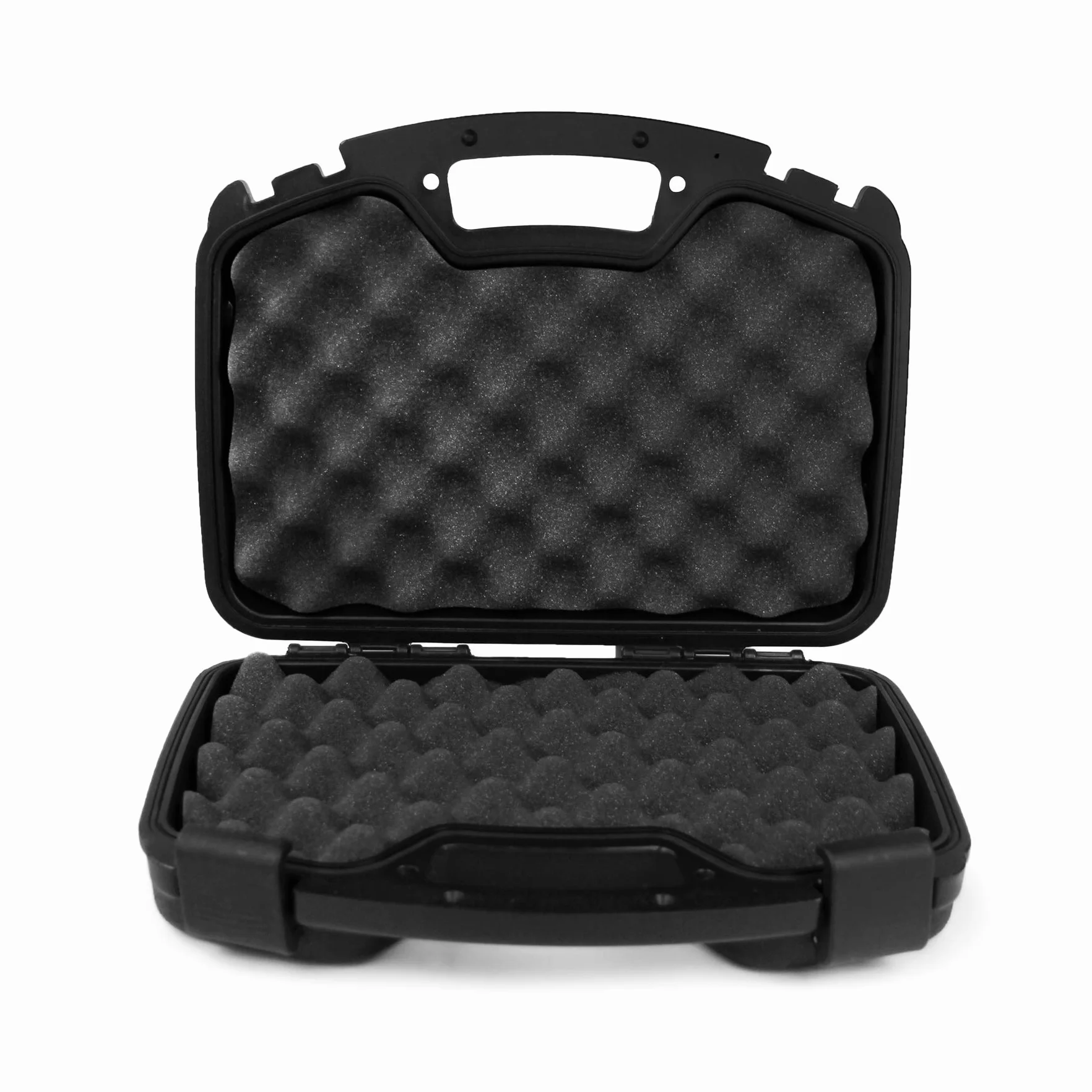 GUGULUZA Valigetta per pistole con inserto in gommapiuma, chiudibile, impermeabile, 33,5 × 27 × 8,7 cm, colore nero