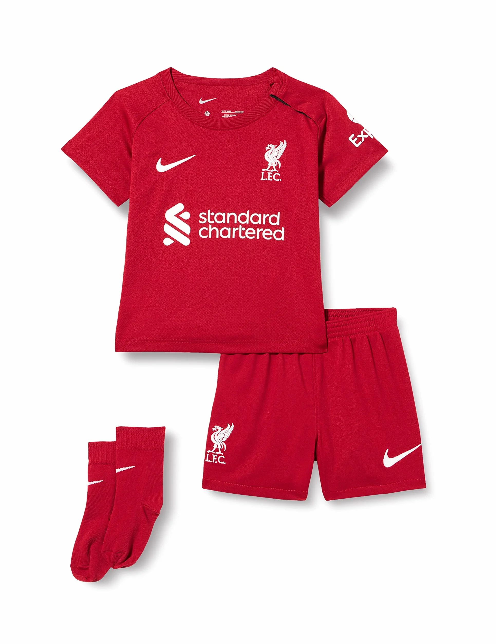 Liverpool Stagione 2022/23 Prima Divisa Ufficiale Game-Kit Bimbi 0-24