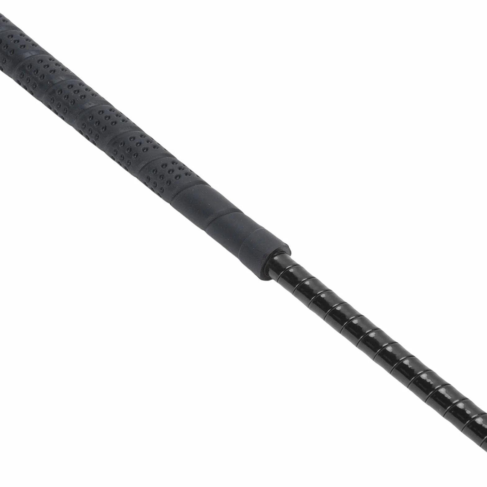 Dpofirs Frustino da Cavallo, Frustino da Equitazione in Pelle Verniciata con Manico in Silicone Antiscivolo per Allenamenti e Corse Equestri