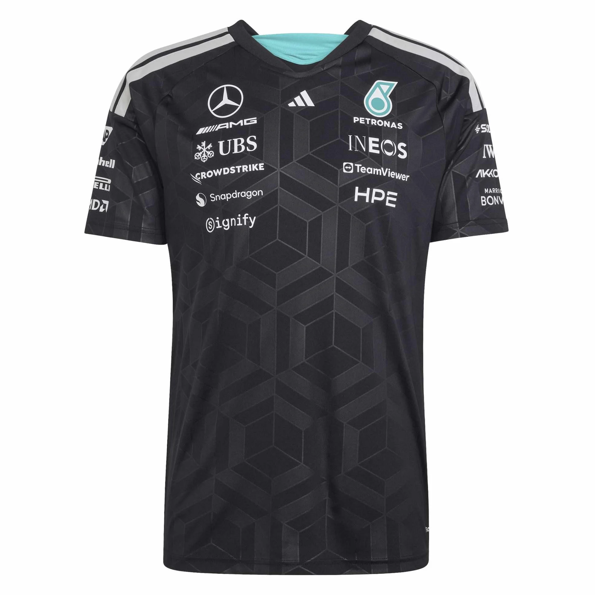 Adidas Mercedes - Amg Petronas Formula 1 Team Driver Jersey Polo Shirt Uomo