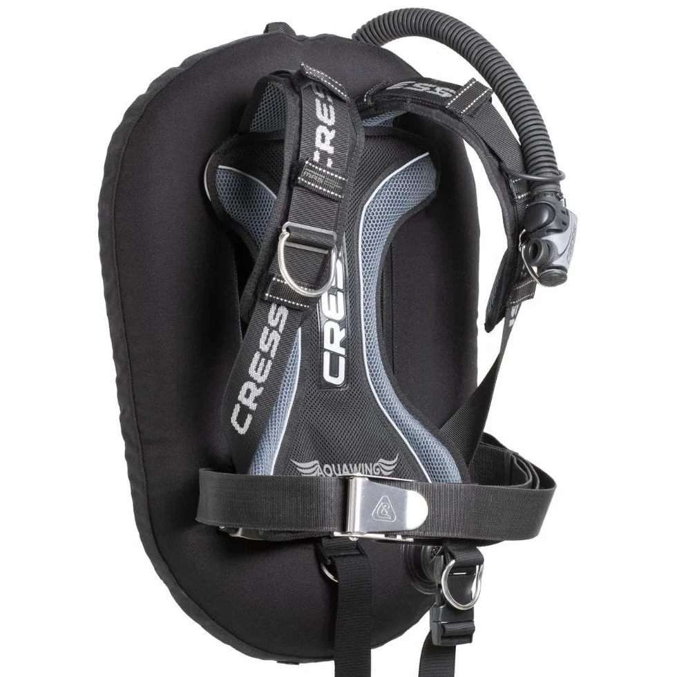 Cressi Aquawing BCD Jacket Subacquea One Size XS-XL GAV Schienalino Alluminio Leggero Sacca 210D Nylon Schienale Air-Net Tasca Boa