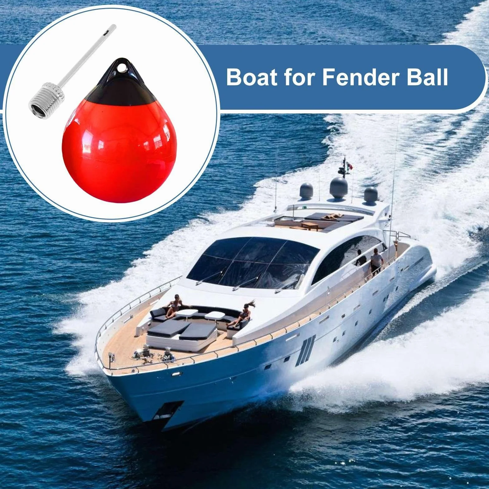 Generico Boa da Ormeggio PVC Ancoraggio Galleggiante per Imbarcazioni Yacht Barche