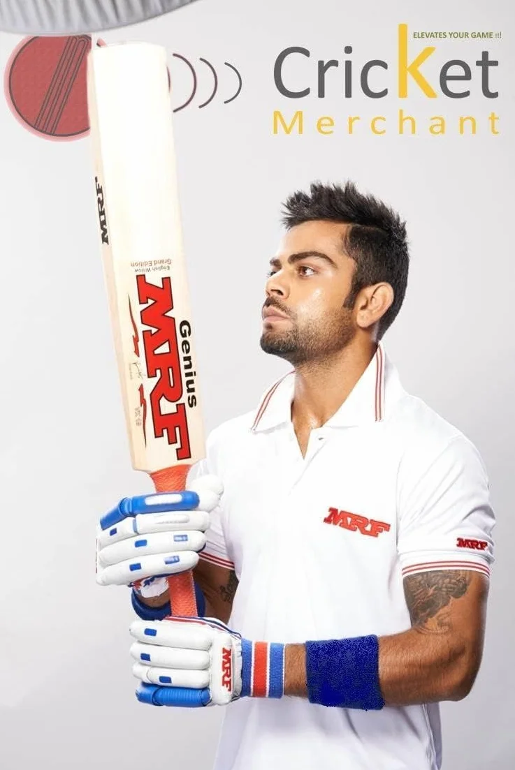 JaHaNa Sports Willow Wood Cricket Bat Size Full with Stickered