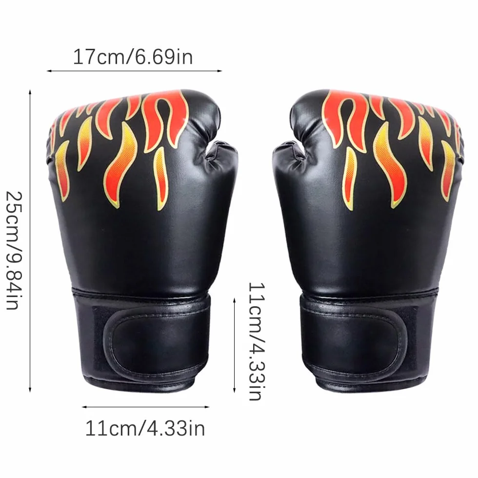Guantoni da Boxe per Bambini PU 3-12 Anni Allenamento
