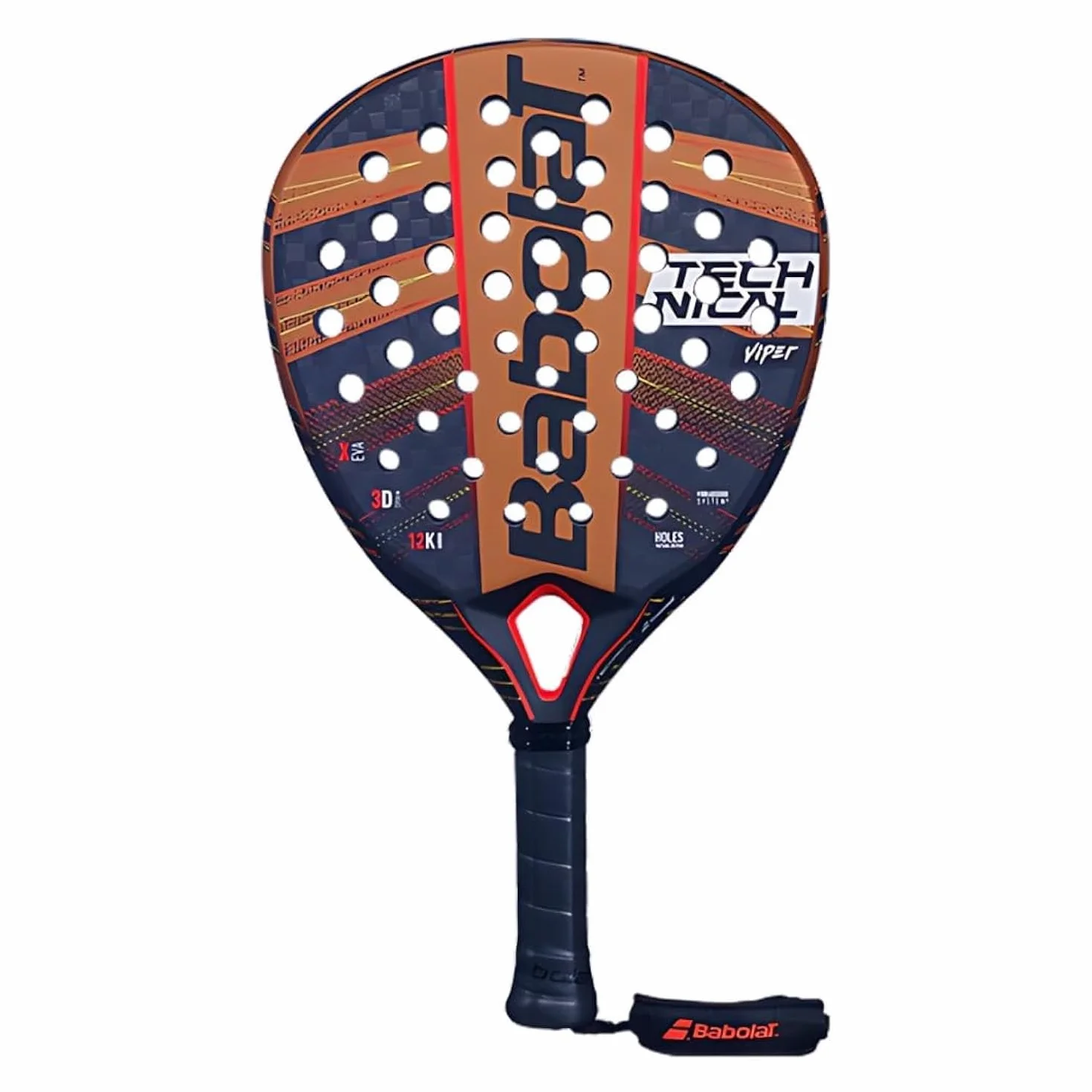 Babolat Technical Viper Incordata No G Racchetta Da Padel Nero