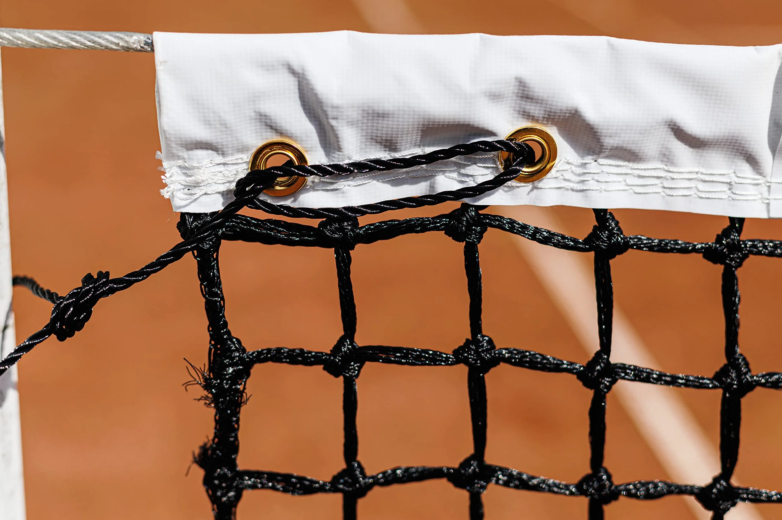 Carrington Rete da Tennis Regolamentare 3,5mm per Campi in Terra Rossa Maglia Doppia