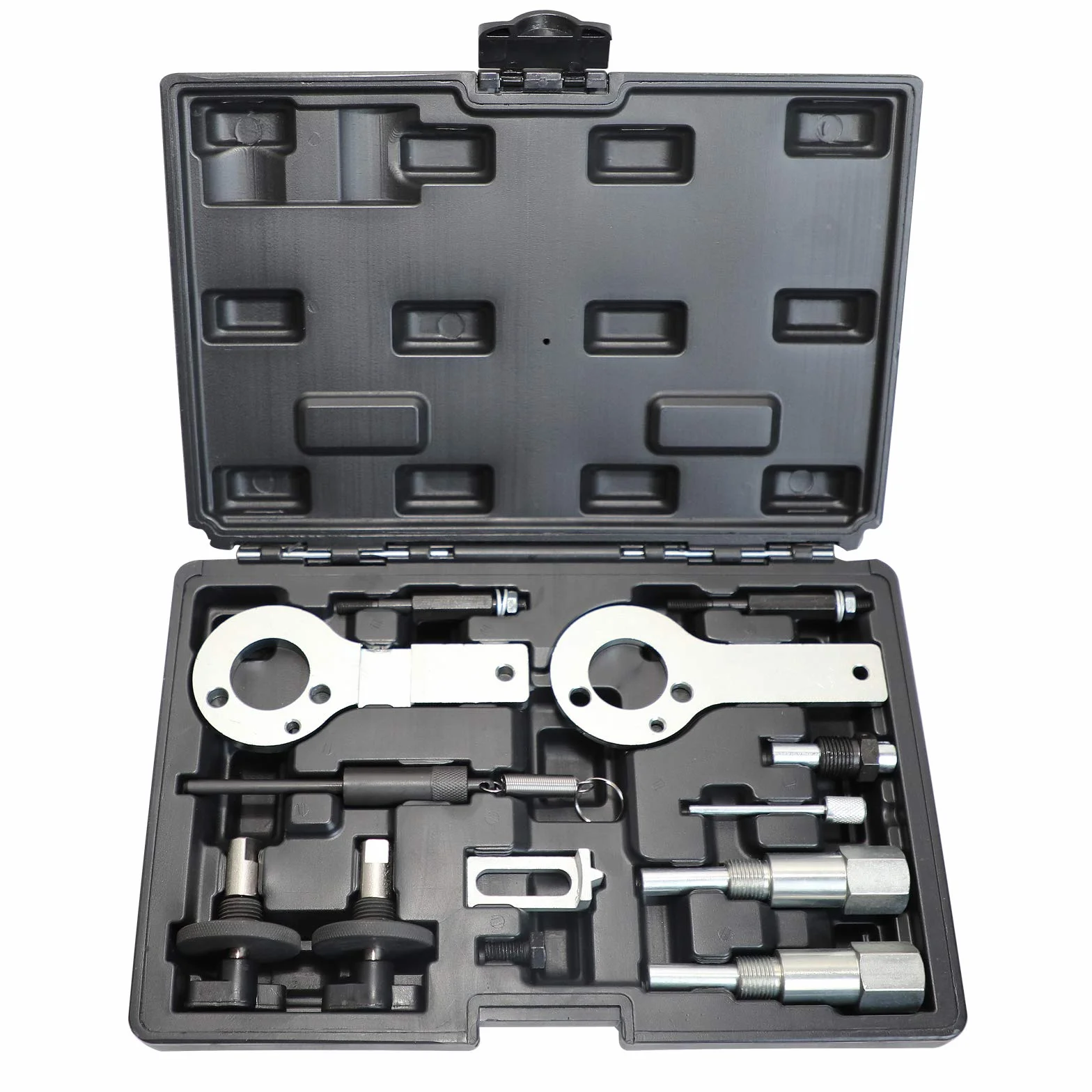 DPTOOL Motore albero a camme bloccaggio cinghia dentata strumento compatibile con Fiat Vauxhall Opel Alfa Saab 1.3 1.9 CDTI 1.6 1.9 2.4 JTD 03-11