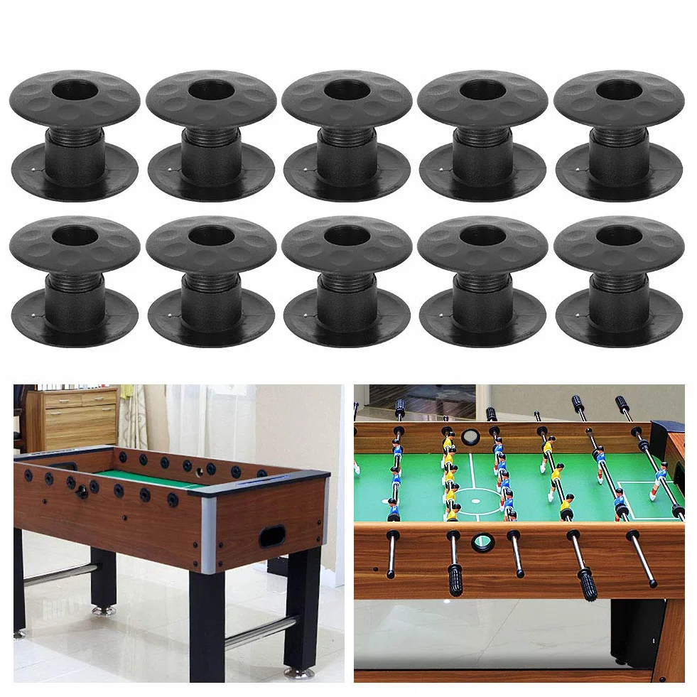 Keenso 10 Paia Cuscinetti per biliardino, Boccole e Bacchette Accessori