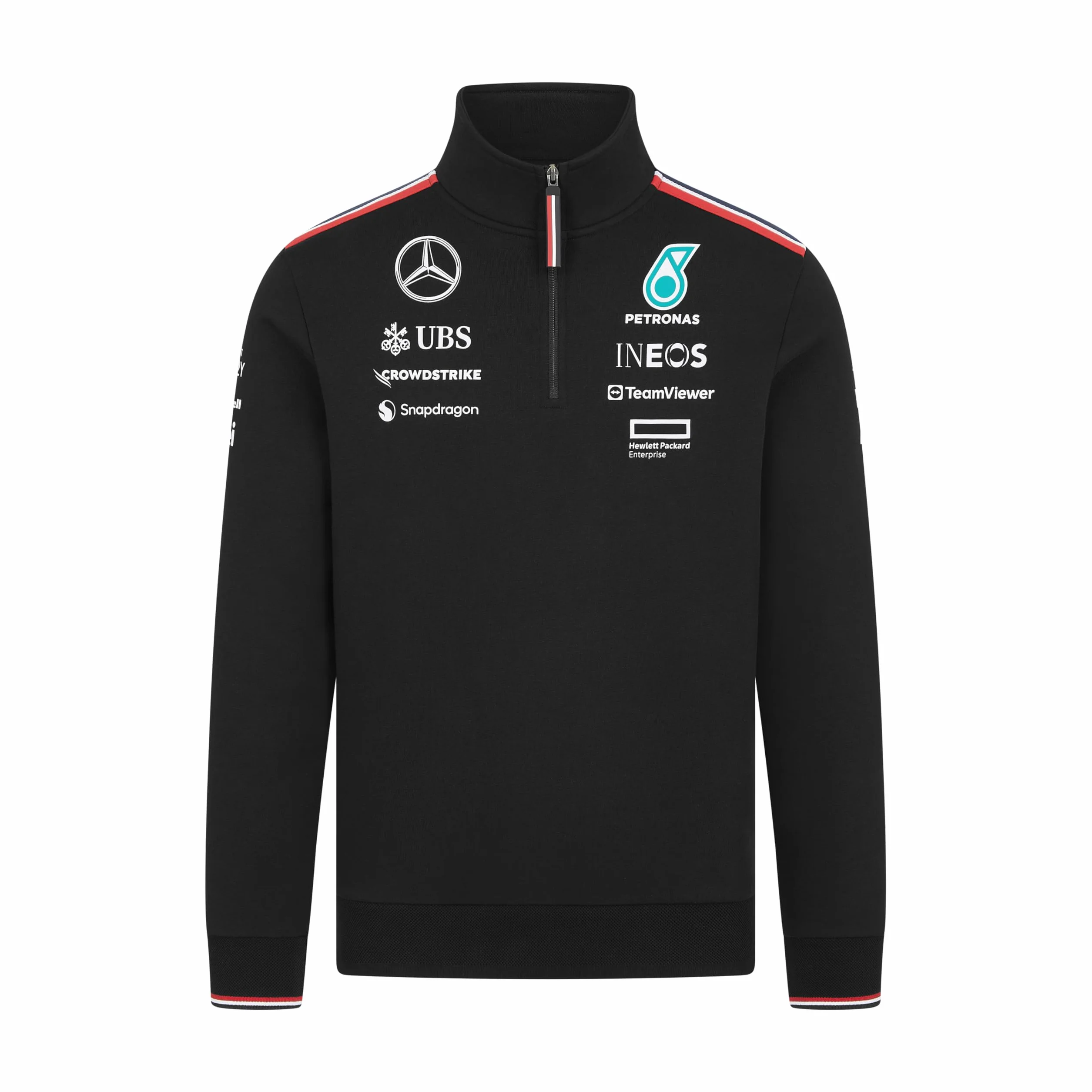 Mercedes AMG Petronas F1 Team Maglione 1/4 Zip Nero M 2024