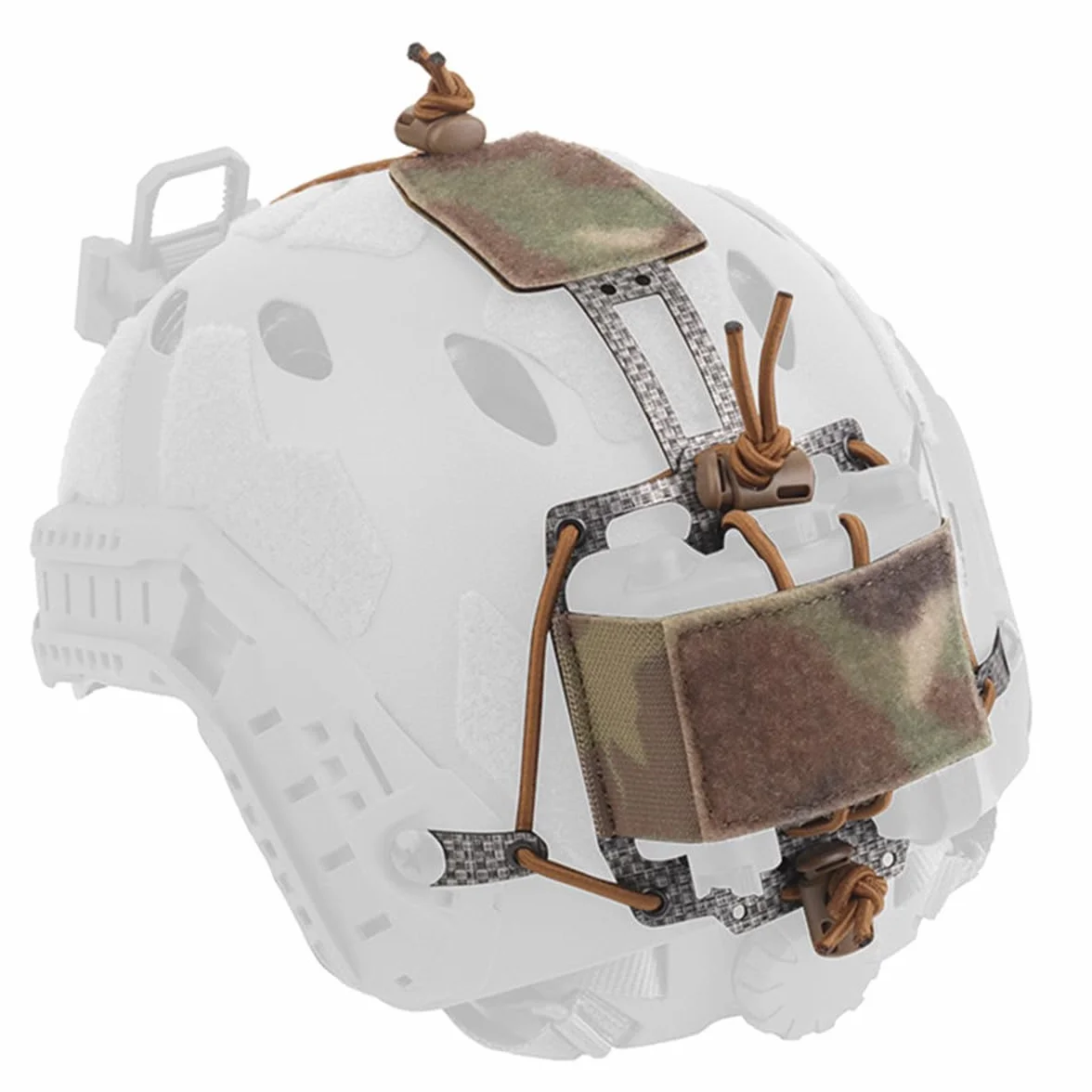 Borsa contrappeso per batteria NVG per casco Airsoft con chiusura a strappo