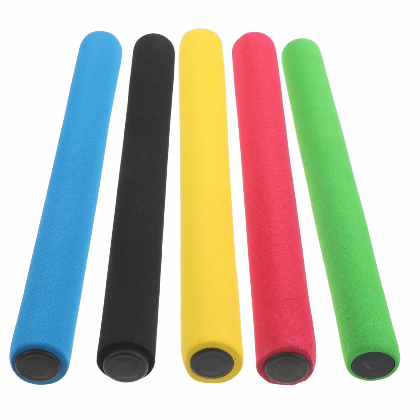 Bastoncini da Corsa per Staffetta in Spugna Antiscivolo Set da 5 per Bambini
